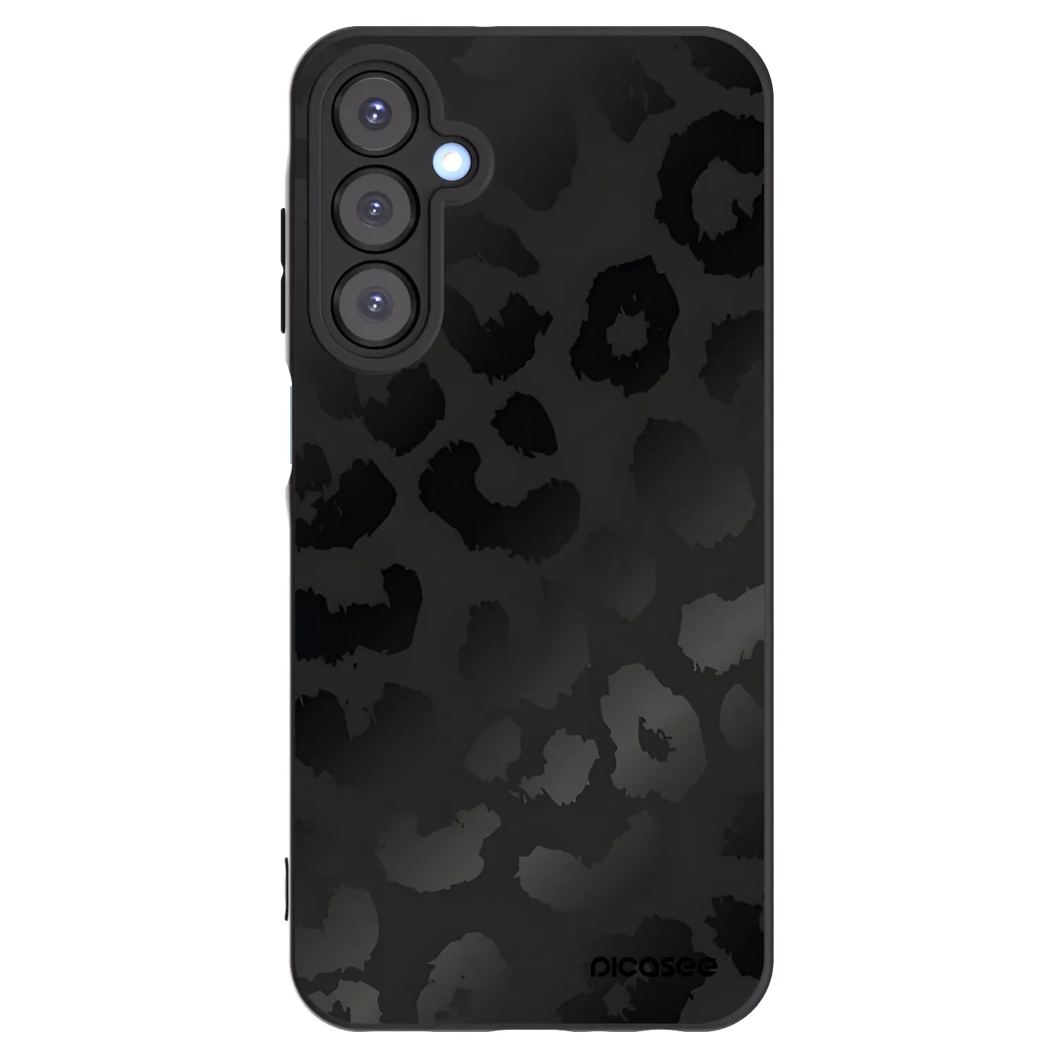 Picasee silikonový černý obal pro Samsung Galaxy A25 A256B 5G - Midnight Leopard