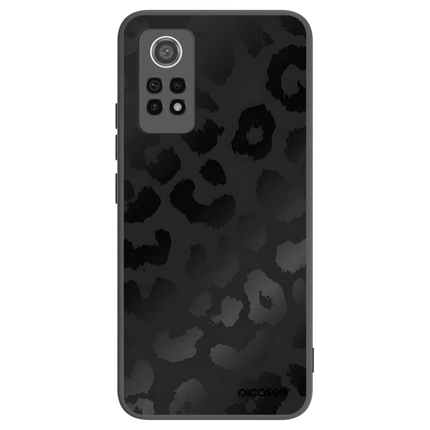 Picasee silikonový černý obal pro Xiaomi Redmi Note 12 Pro 4G - Midnight Leopard