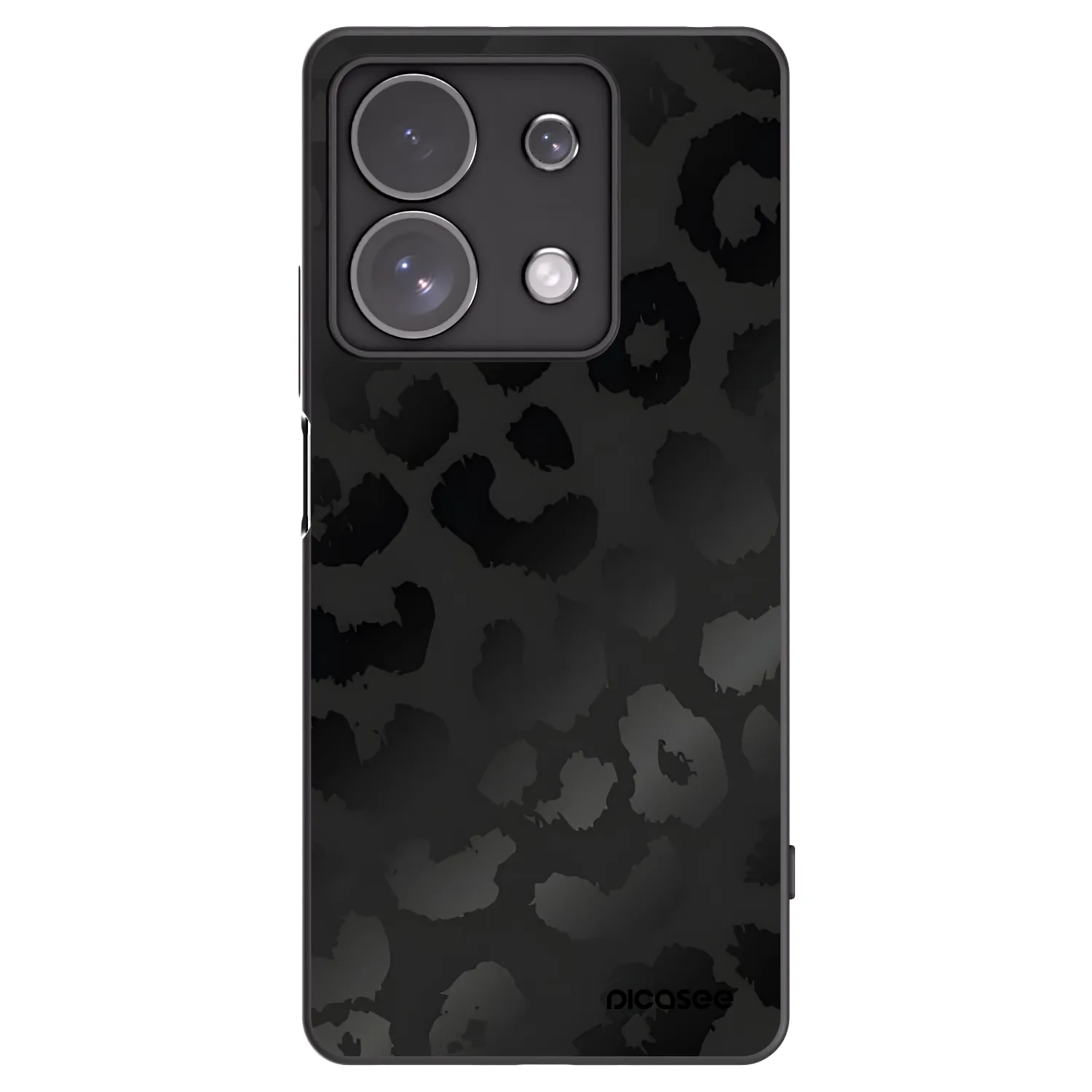 Picasee silikonový černý obal pro Xiaomi Redmi Note 13 Pro 4G - Midnight Leopard
