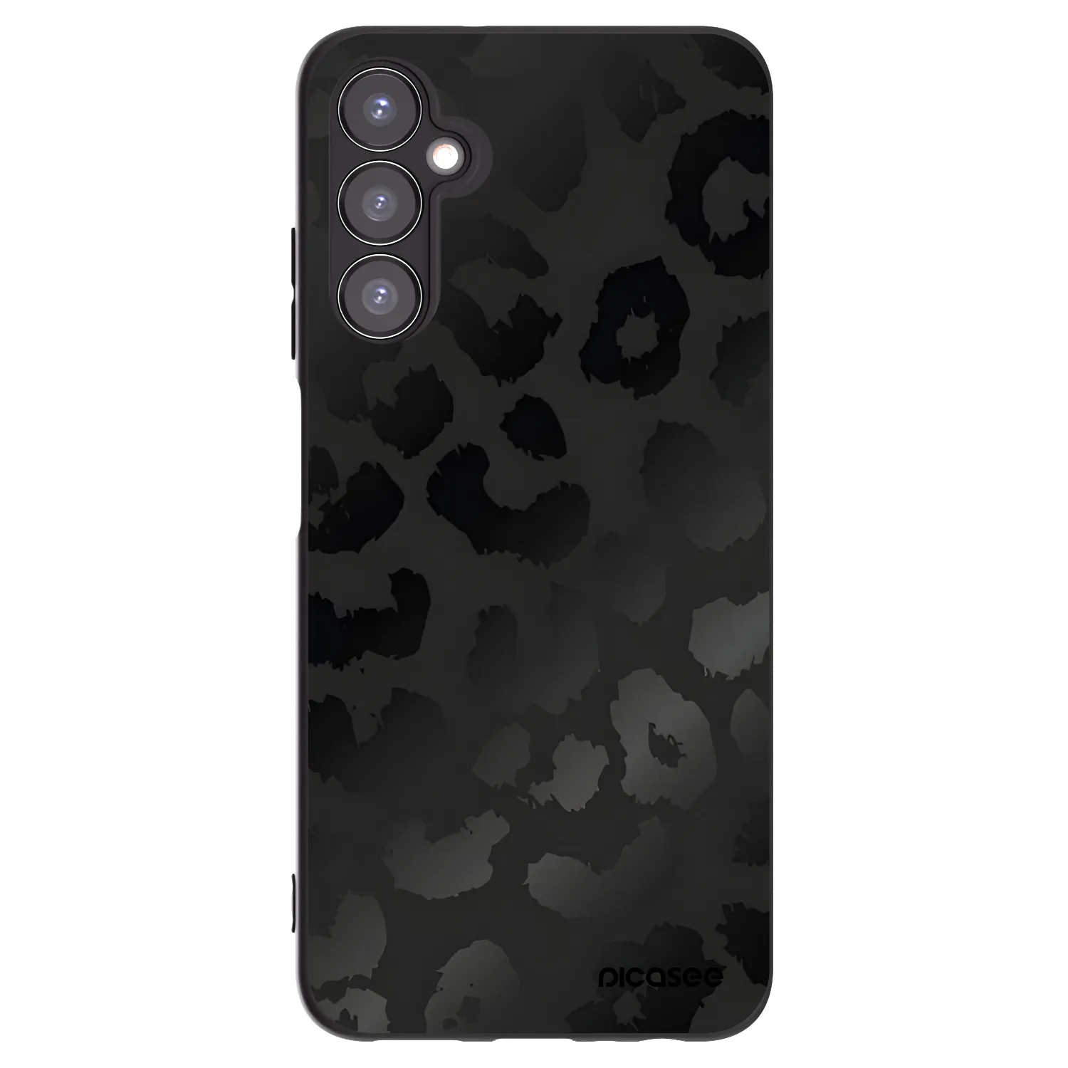 Picasee silikonový černý obal pro Samsung Galaxy A05s A057G - Midnight Leopard