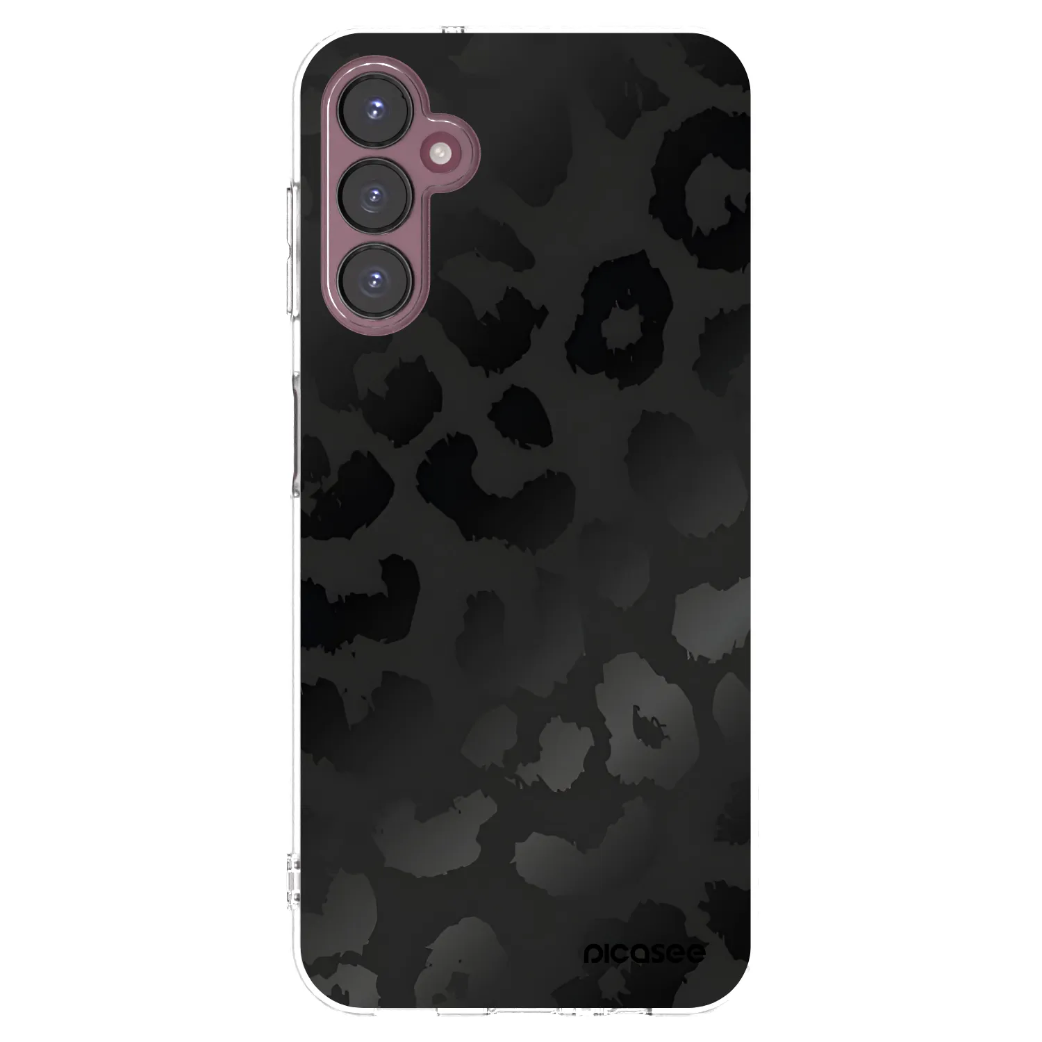 Picasee silikonový průhledný obal pro Samsung Galaxy A05s A057G - Midnight Leopard
