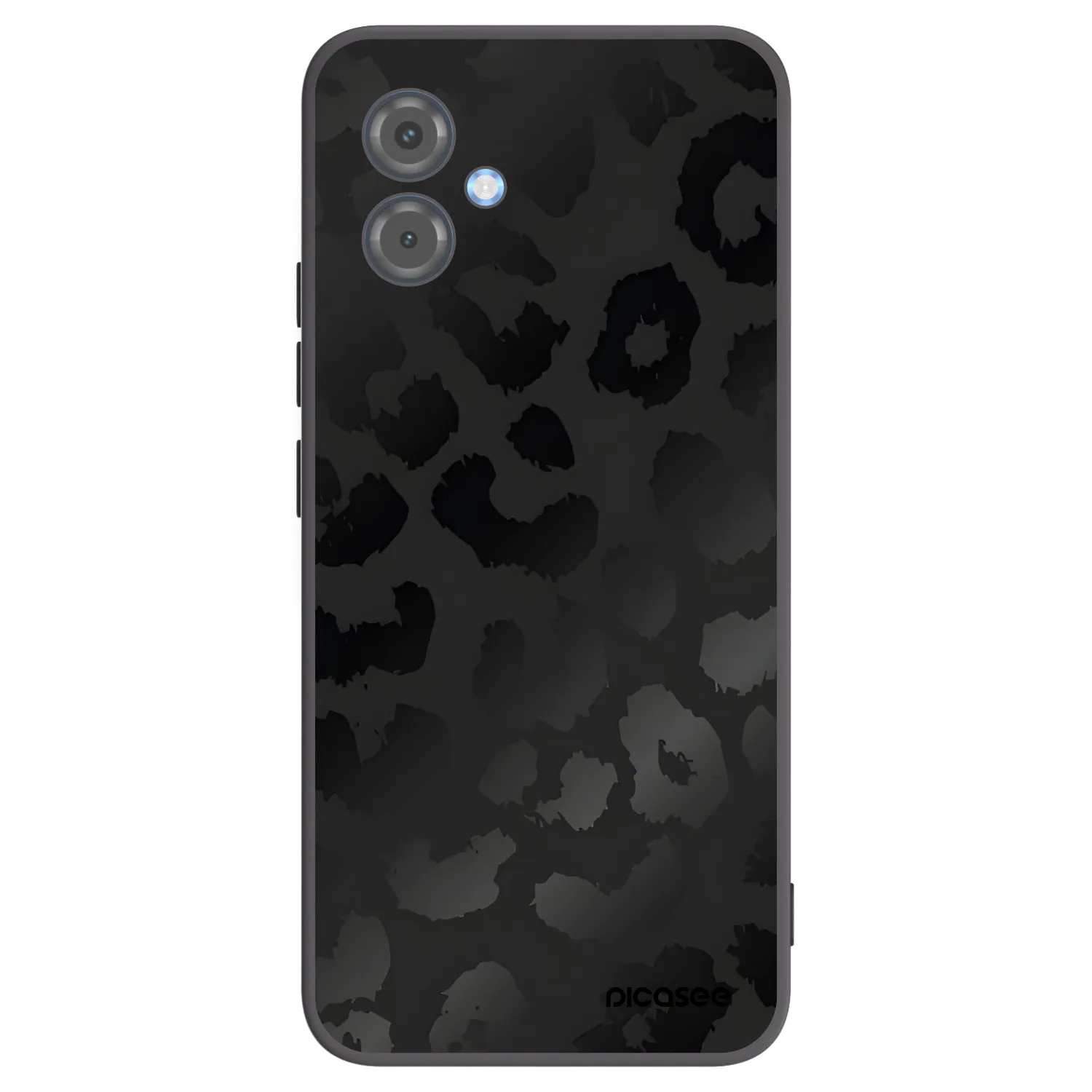 Picasee silikonový černý obal pro Motorola Moto G14 - Midnight Leopard