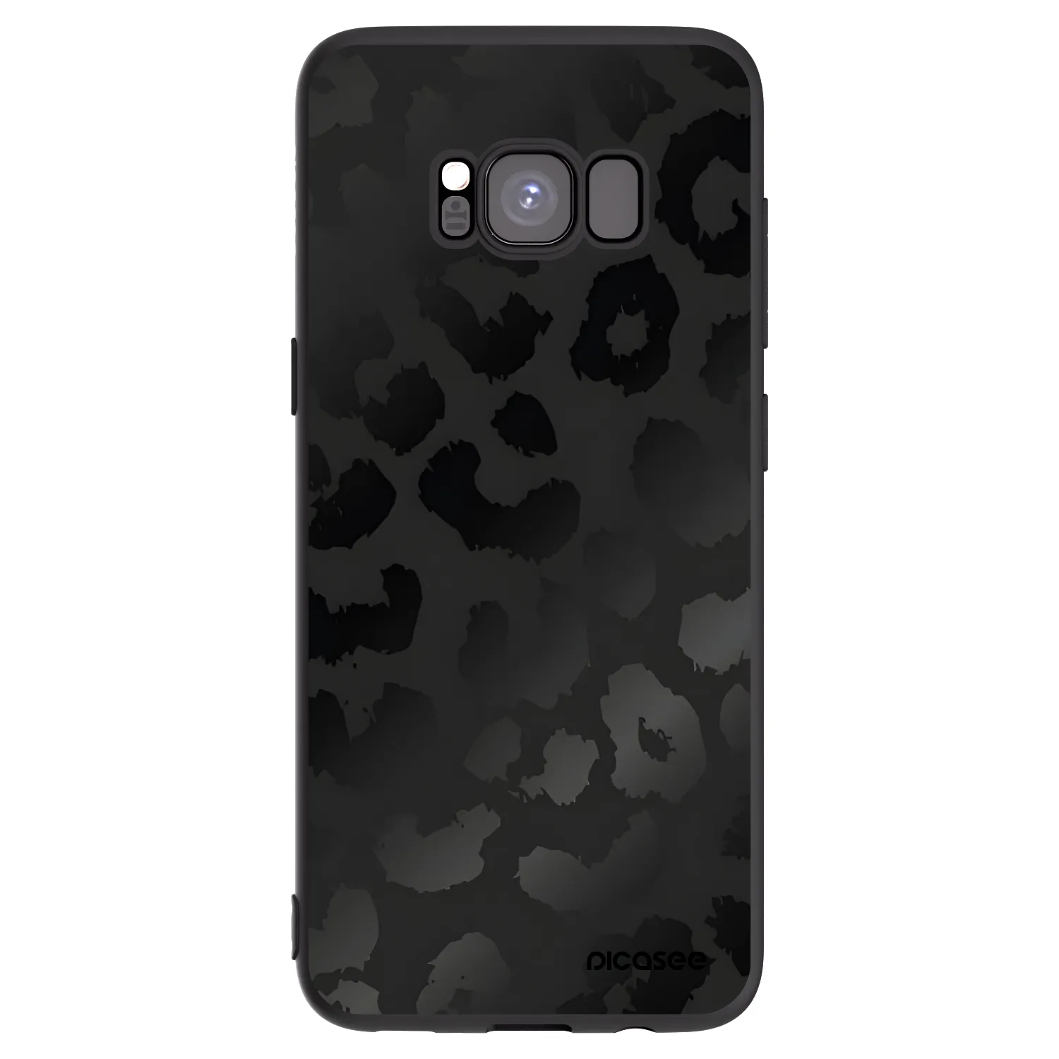 Picasee silikonový černý obal pro Samsung Galaxy S8 G950F - Midnight Leopard