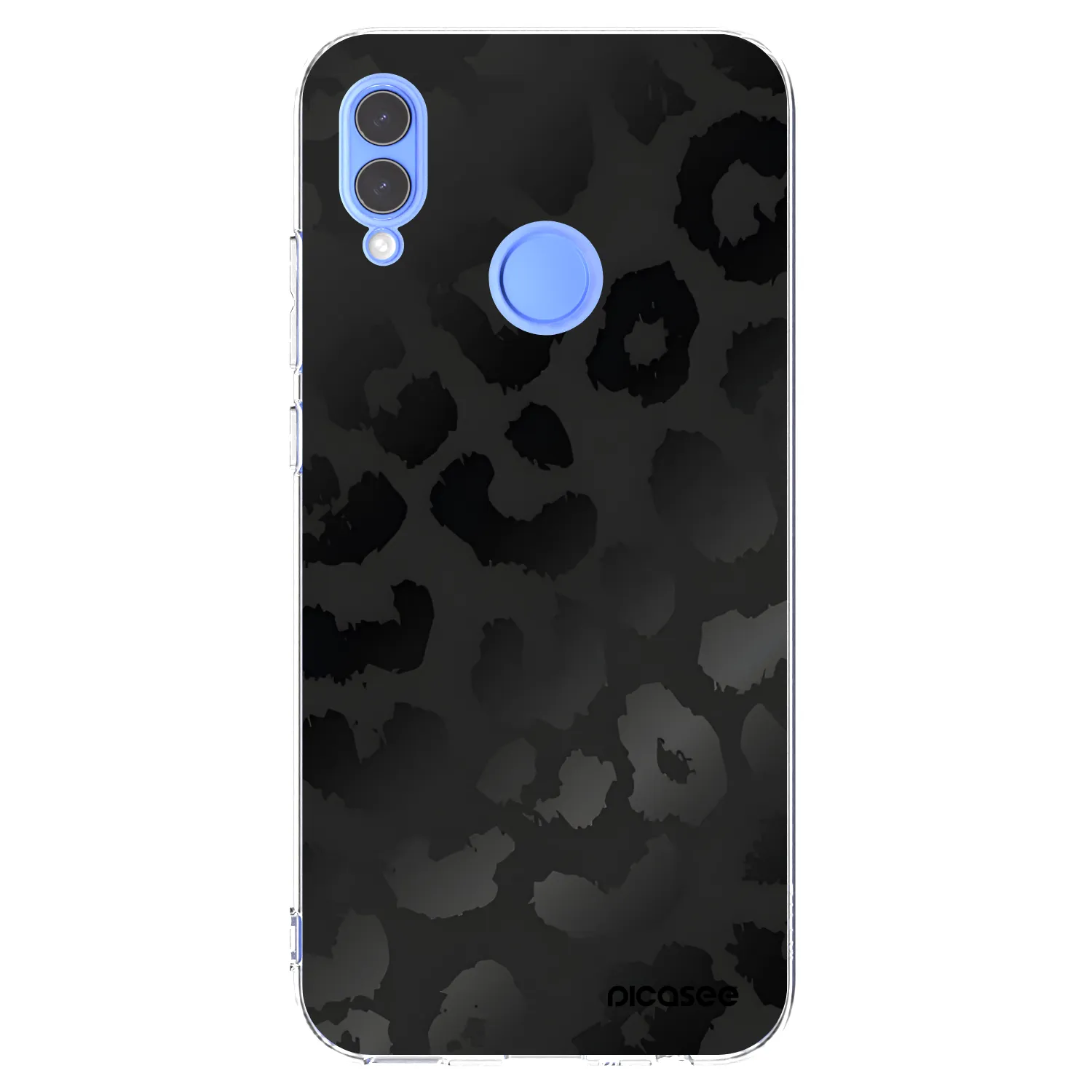 Picasee silikonový průhledný obal pro Honor 10 Lite - Midnight Leopard