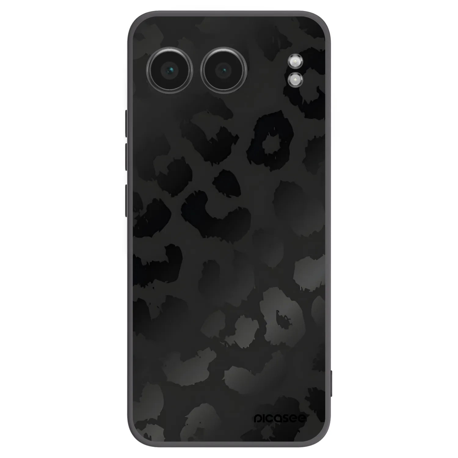 Picasee silikonový černý obal pro OnePlus Nord 4 - Midnight Leopard