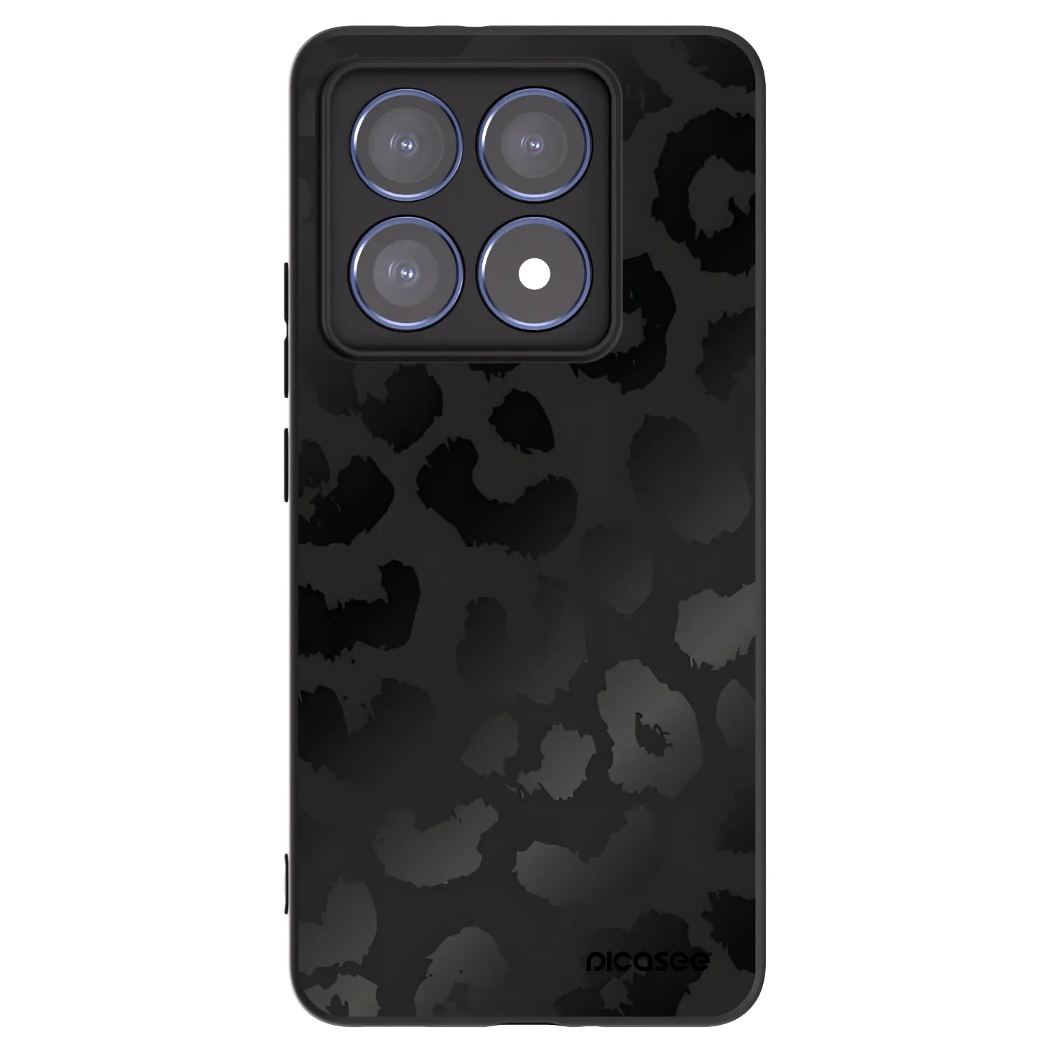Picasee silikonový černý obal pro Xiaomi 14T Pro - Midnight Leopard