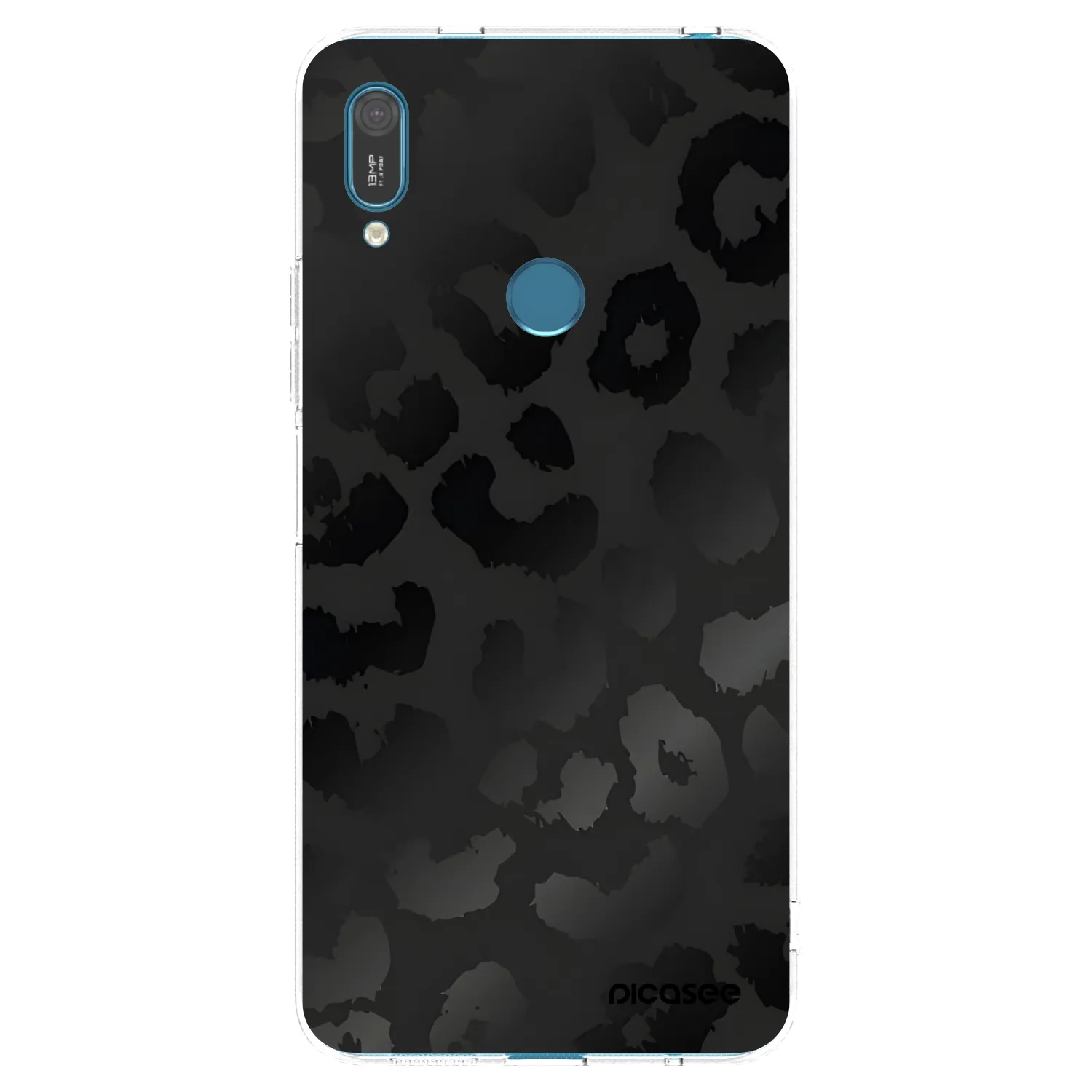 Picasee silikonový průhledný obal pro Huawei Y7 2019 - Midnight Leopard