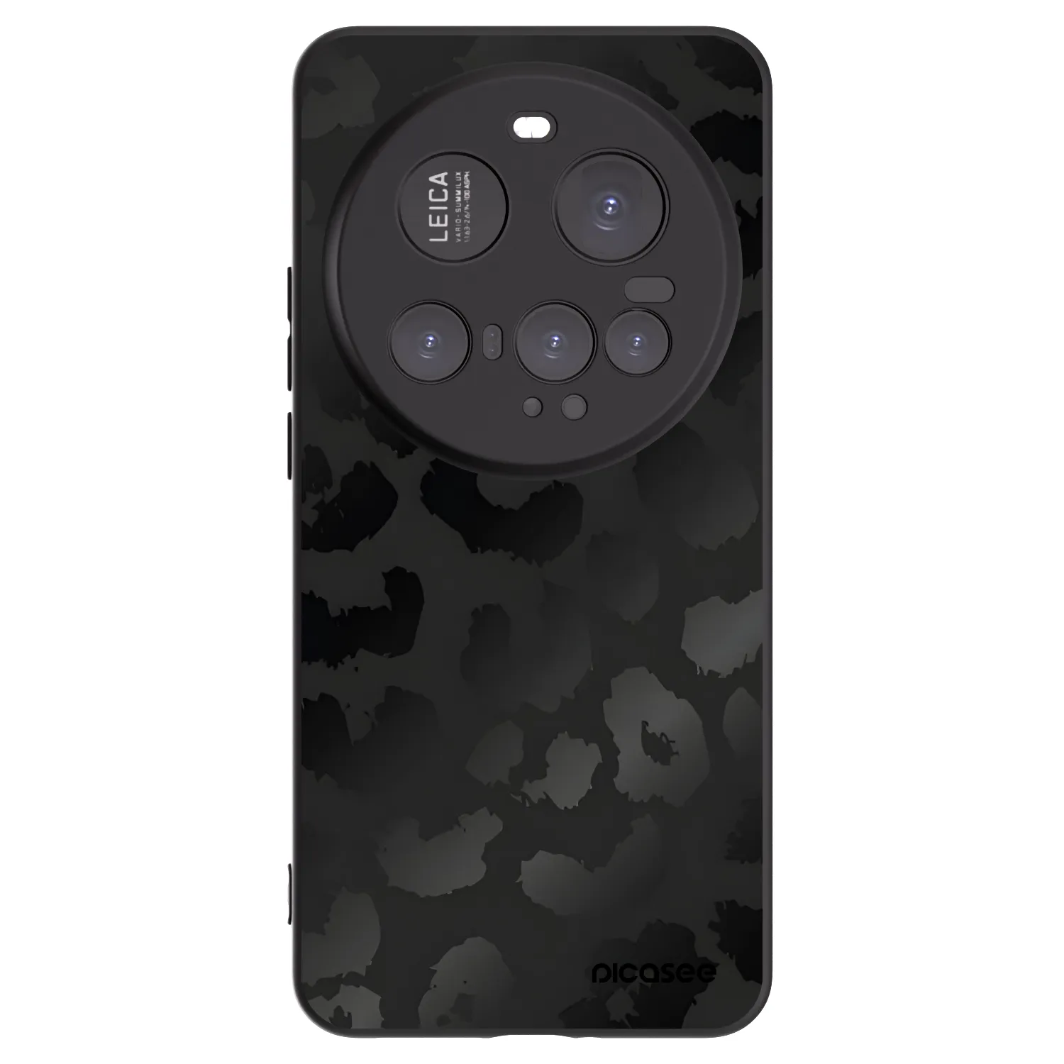 Picasee silikonový černý obal pro Xiaomi 15 Ultra - Midnight Leopard