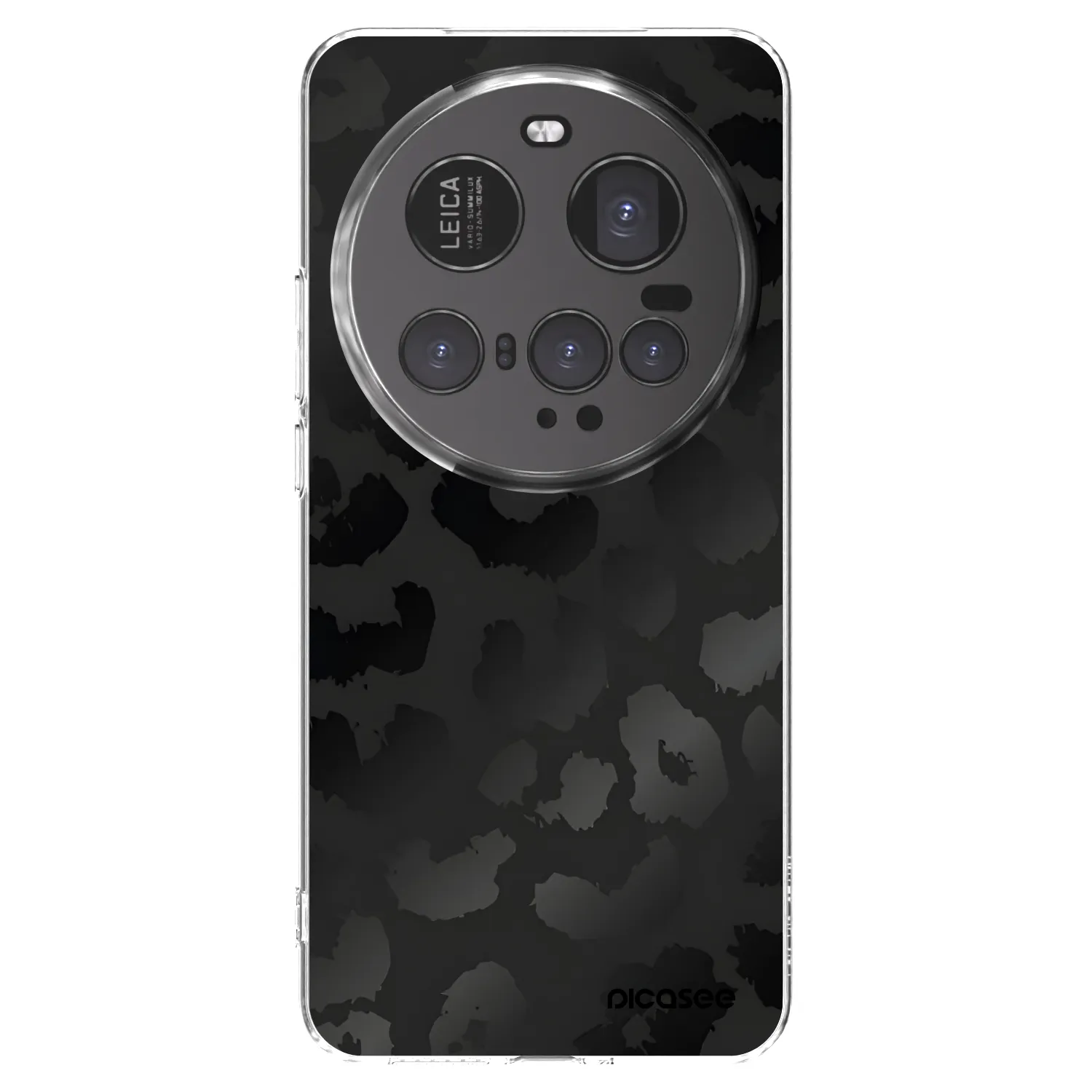 Picasee silikonový průhledný obal pro Xiaomi 15 Ultra - Midnight Leopard