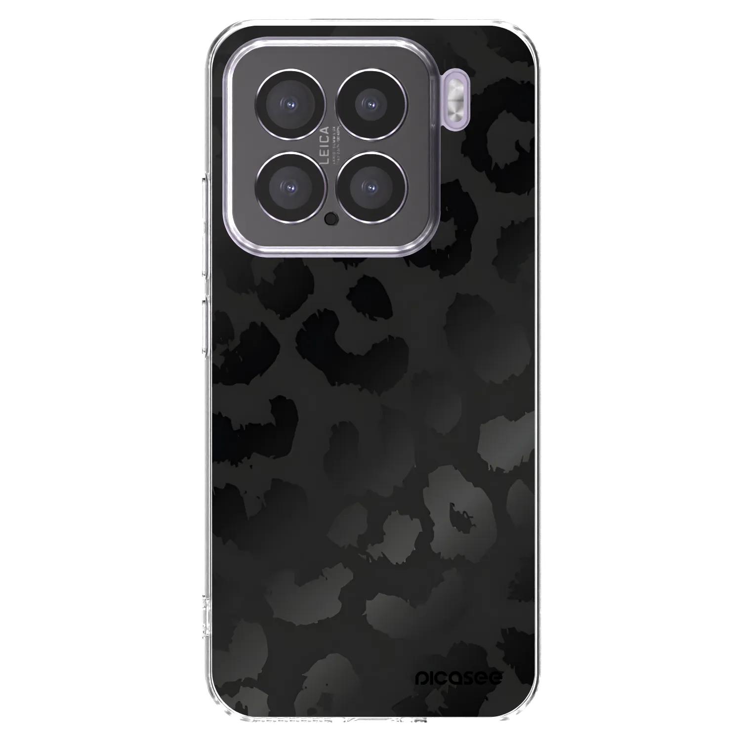 Picasee silikonový průhledný obal pro Xiaomi 15 - Midnight Leopard