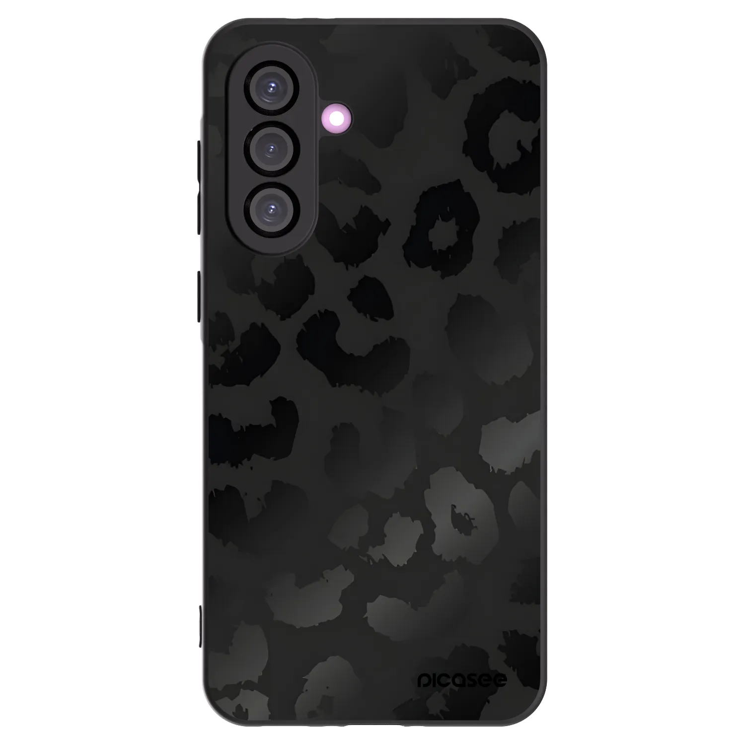 Picasee silikonový černý obal pro Samsung Galaxy A36 5G - Midnight Leopard
