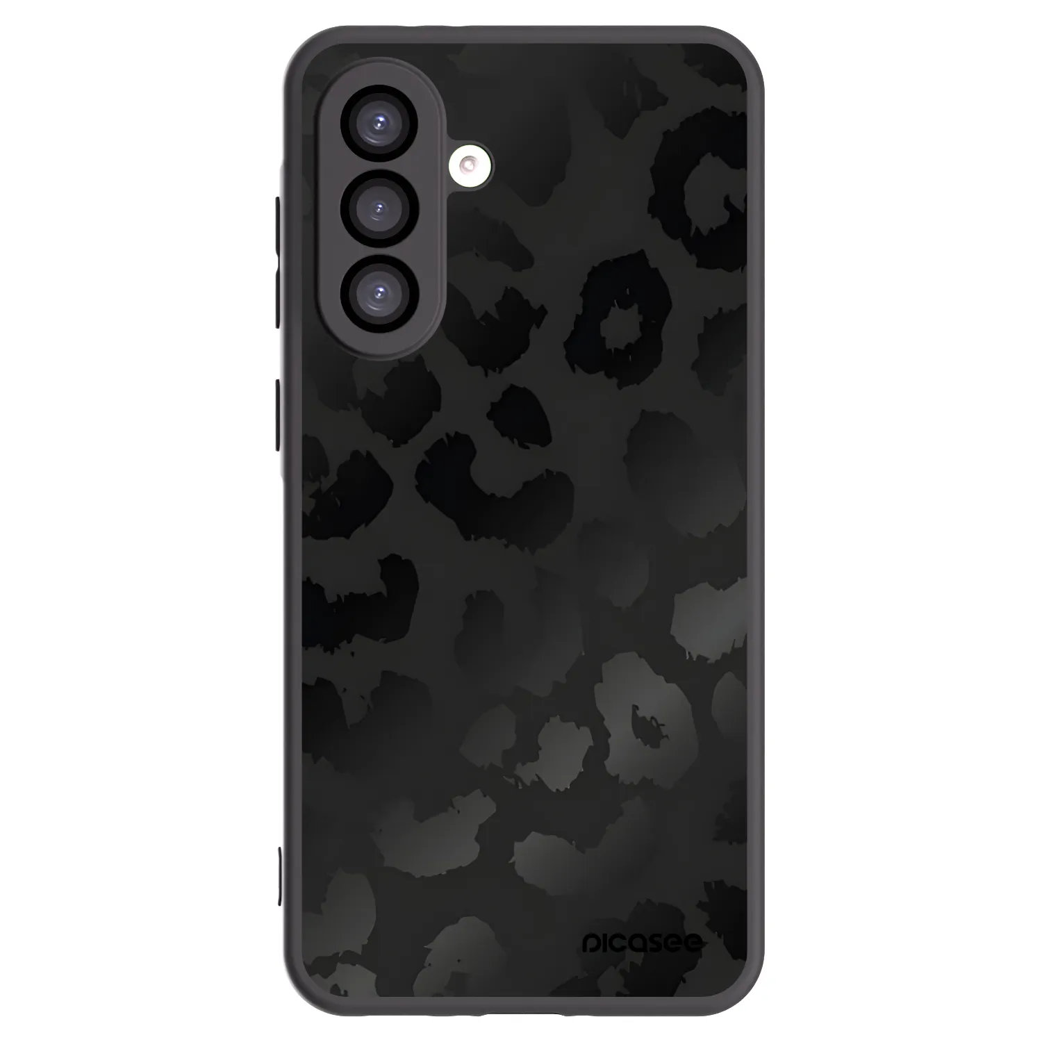 Picasee silikonový černý obal pro Samsung Galaxy A26 5G A266B - Midnight Leopard