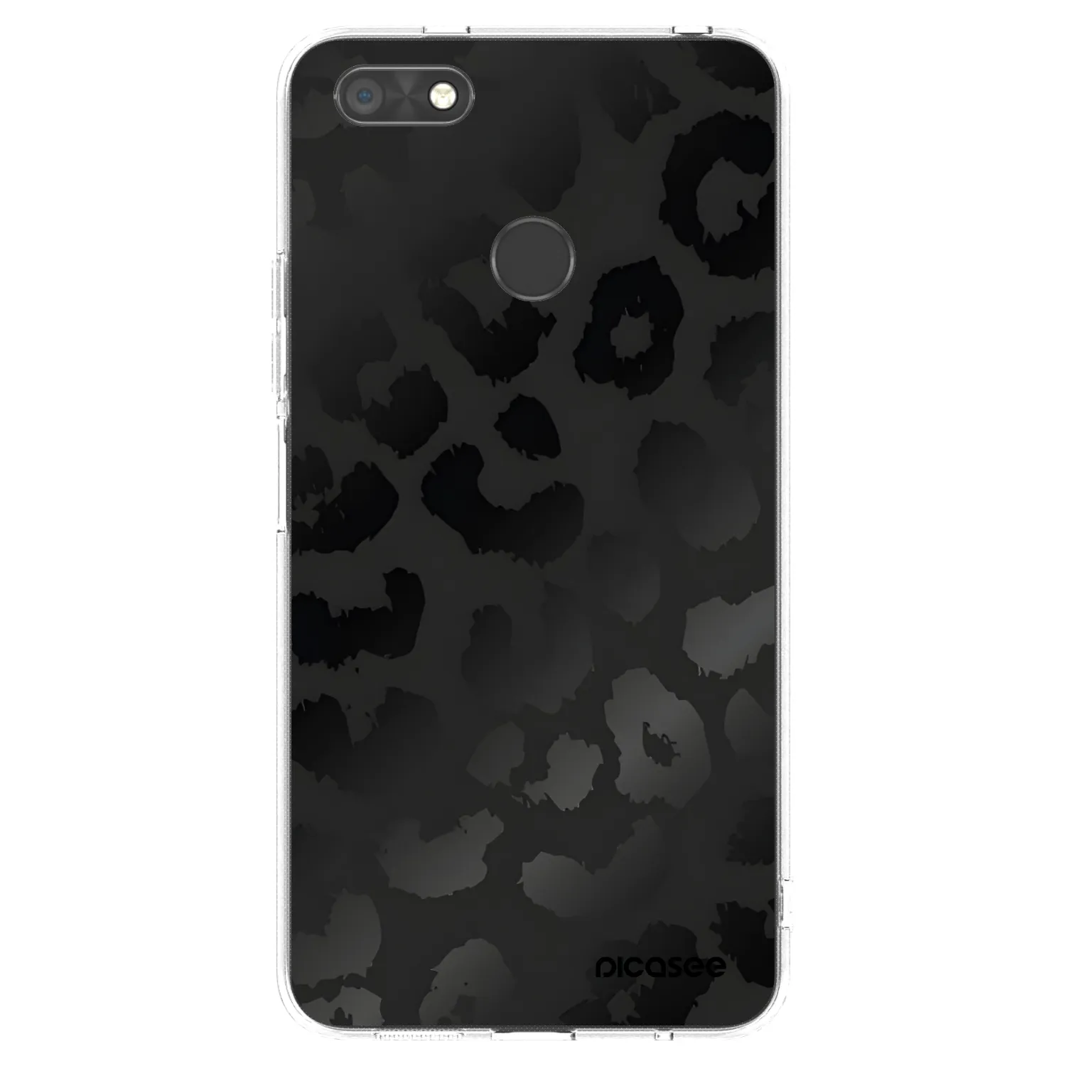 Picasee silikonový průhledný obal pro Huawei P9 Lite Mini - Midnight Leopard