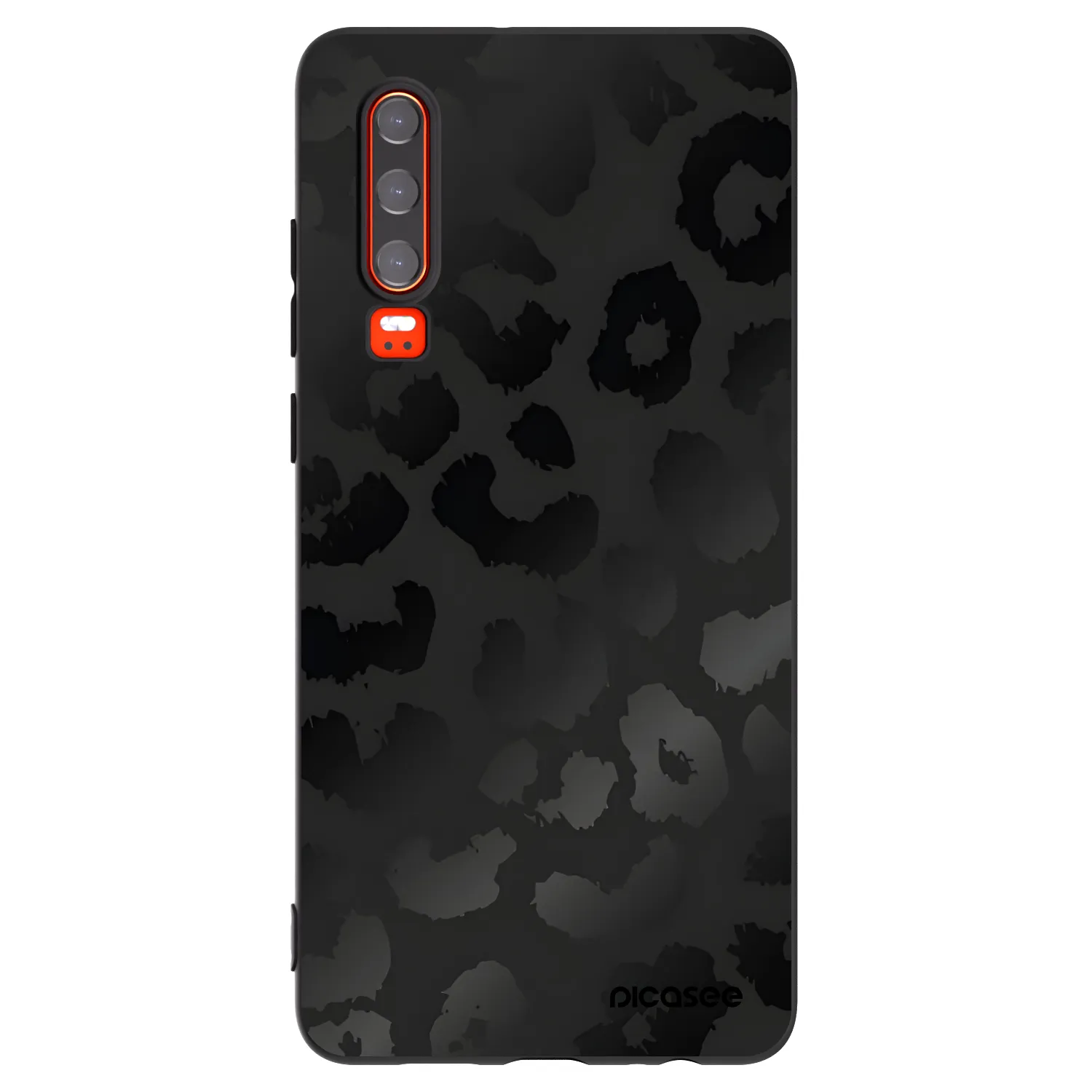 Picasee silikonový černý obal pro Huawei P30 - Midnight Leopard