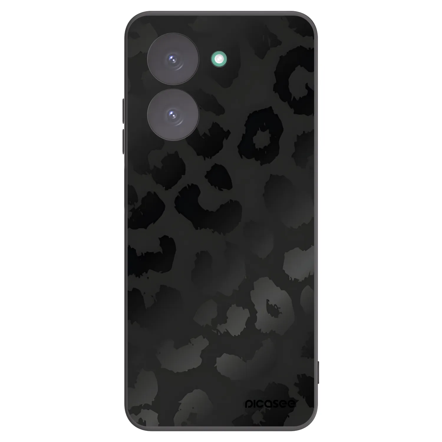Picasee silikonový černý obal pro Xiaomi Redmi A5 - Midnight Leopard