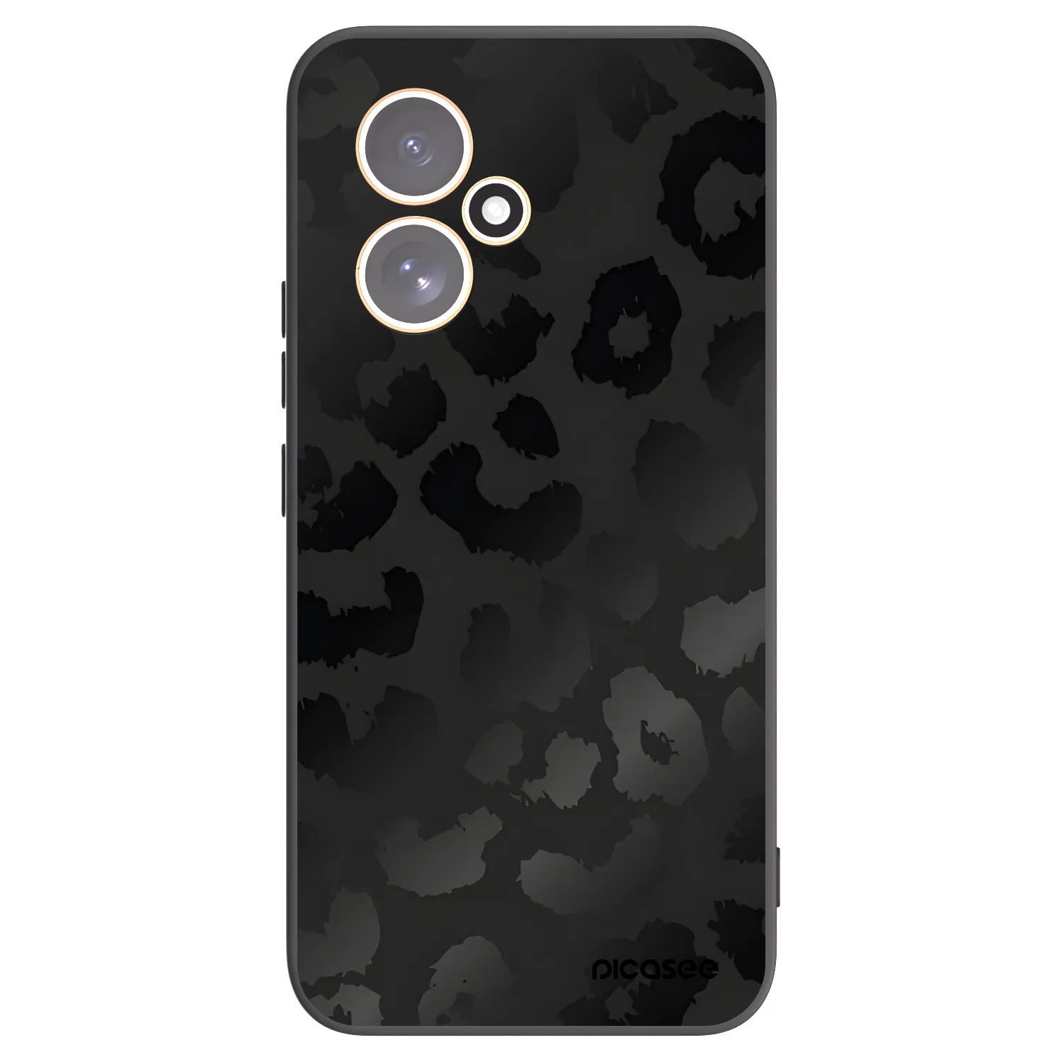 Picasee silikonový černý obal pro Honor 400 5G - Midnight Leopard