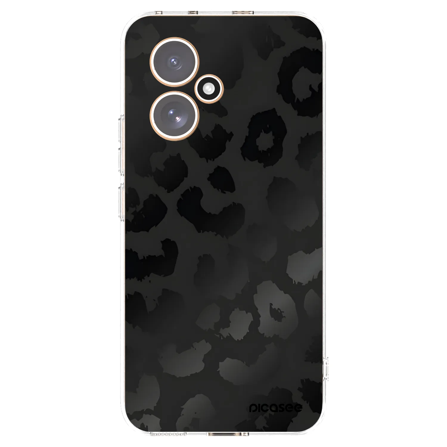 Picasee silikonový průhledný obal pro Honor 400 5G - Midnight Leopard