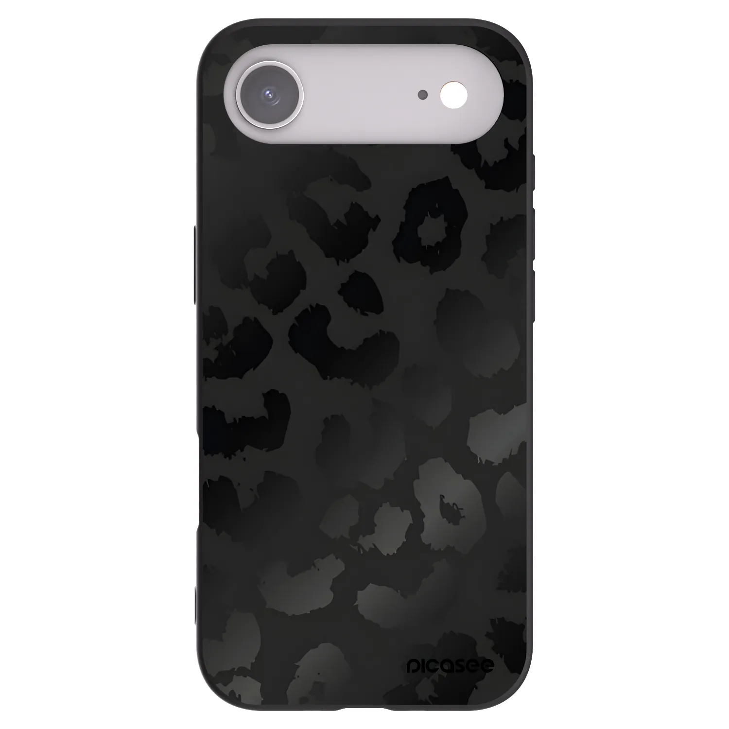 Picasee silikonový černý obal pro Apple iPhone Air - Midnight Leopard