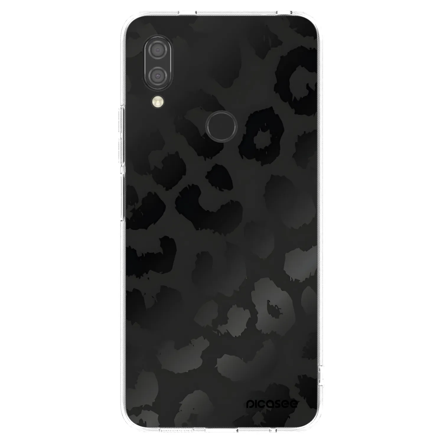Picasee silikonový průhledný obal pro Xiaomi Redmi 7 - Midnight Leopard