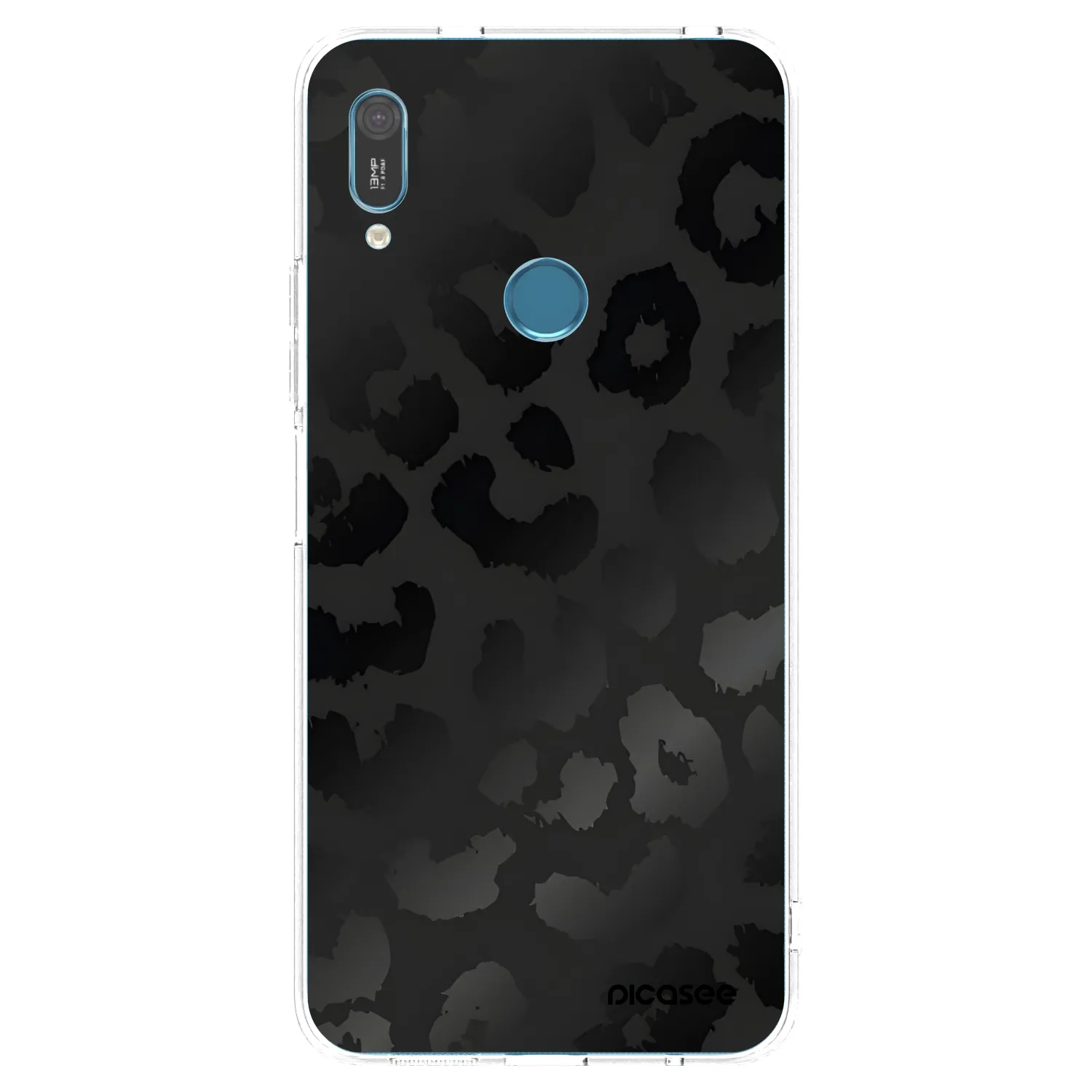Picasee silikonový průhledný obal pro Huawei Y6 2019 - Midnight Leopard