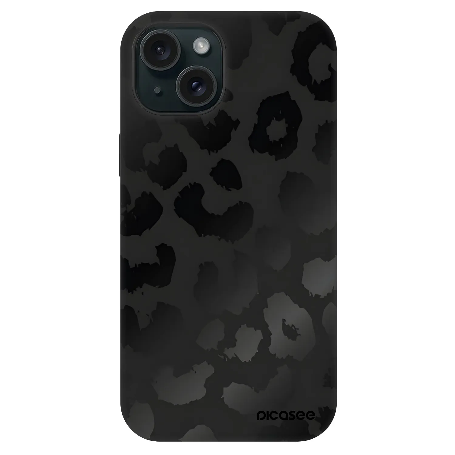 Picasee Fashion Case MagSafe Apple iPhone 15 - Midnight Leopard