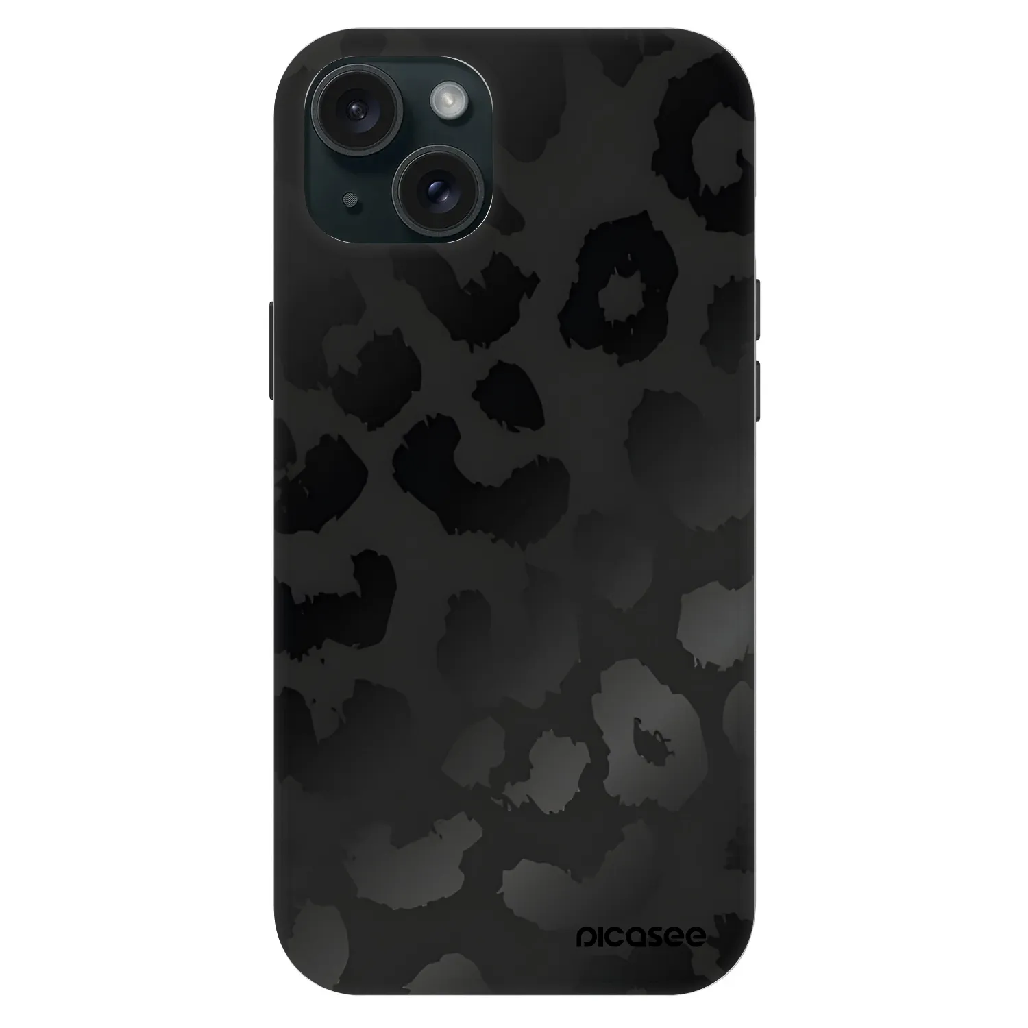 Picasee Fashion Case MagSafe Apple iPhone 15 Plus - Midnight Leopard