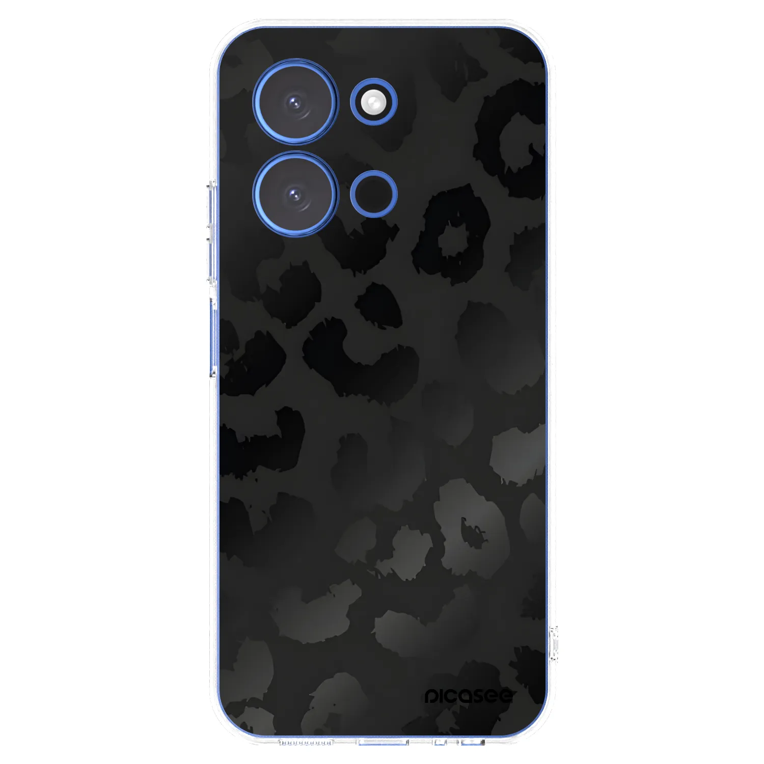 Picasee silikonový průhledný obal pro Xiaomi Redmi 15C 4G - Midnight Leopard