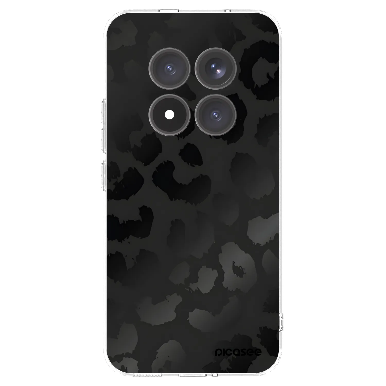 Picasee silikonový průhledný obal pro Xiaomi Redmi Note 15 Pro+ - Midnight Leopard