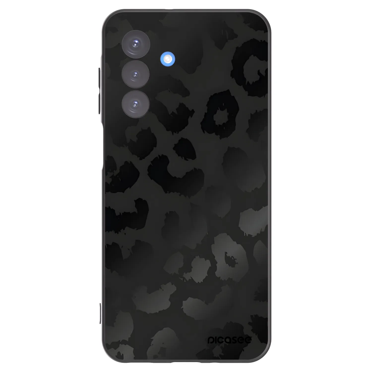 Picasee silikonový černý obal pro Samsung Galaxy A17 5G - Midnight Leopard