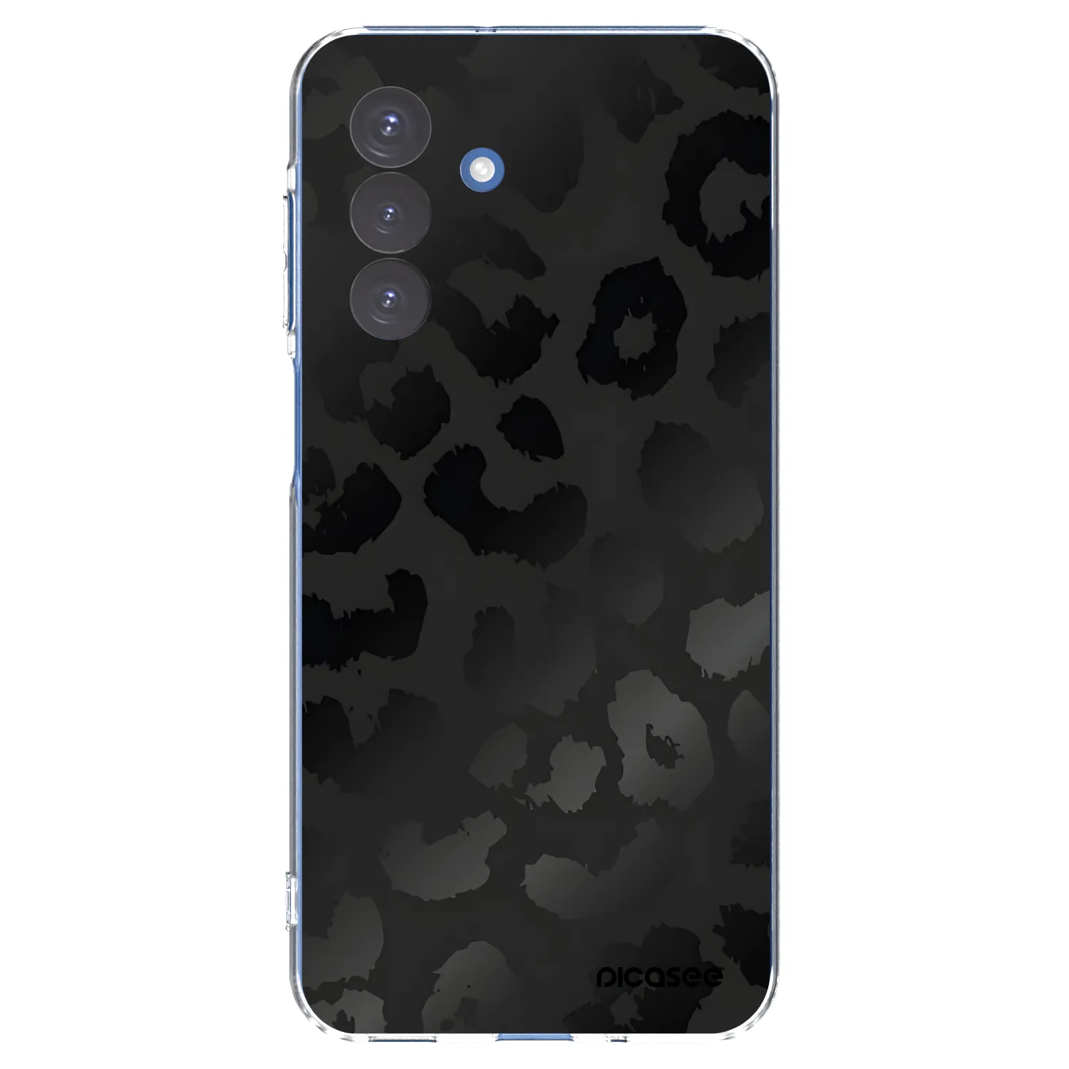 Picasee silikonový průhledný obal pro Samsung Galaxy A17 5G - Midnight Leopard