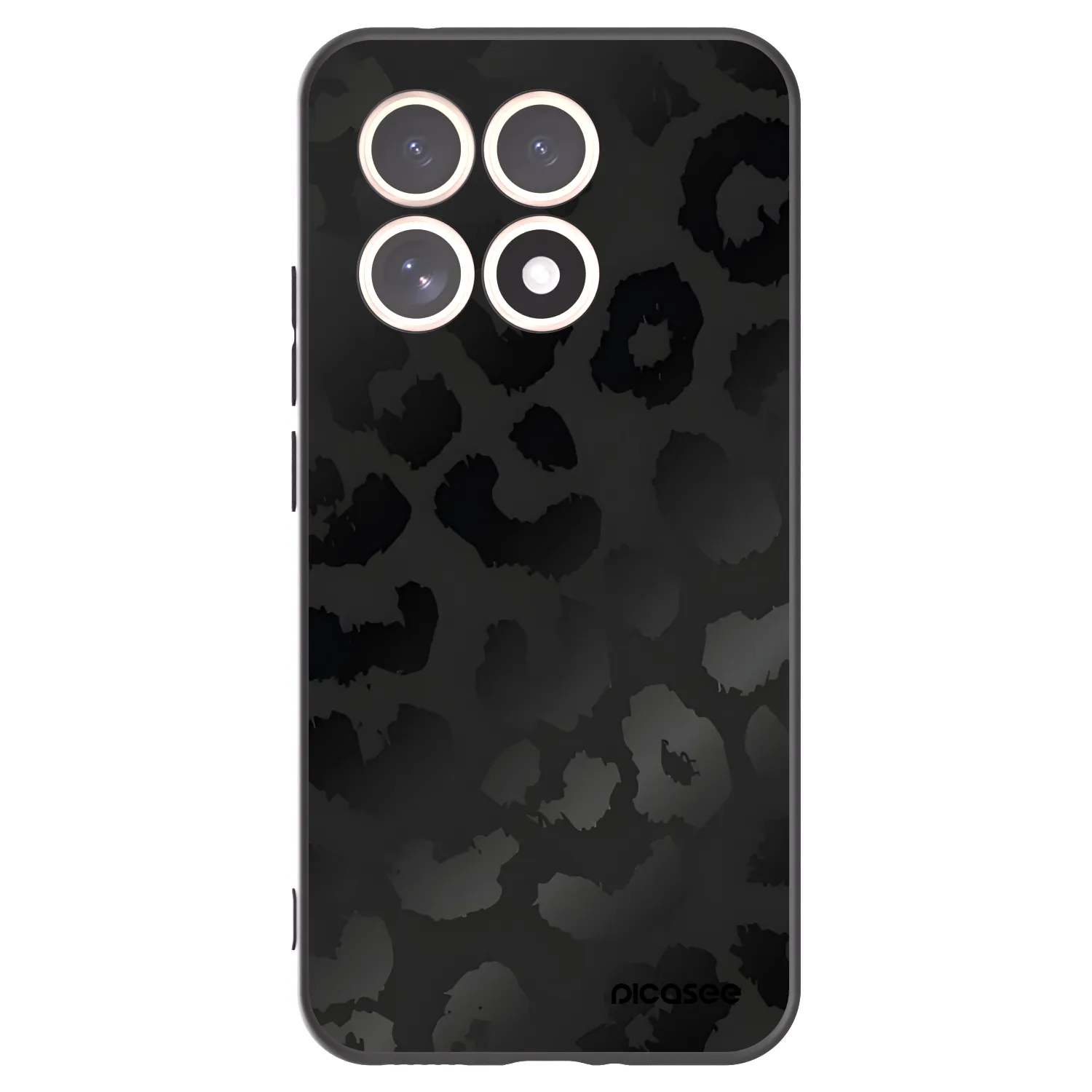 Picasee silikonový černý obal pro Xiaomi 15T - Midnight Leopard