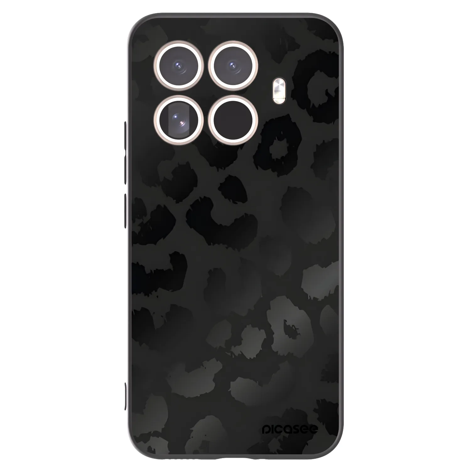 Picasee silikonový černý obal pro Xiaomi 15T Pro - Midnight Leopard