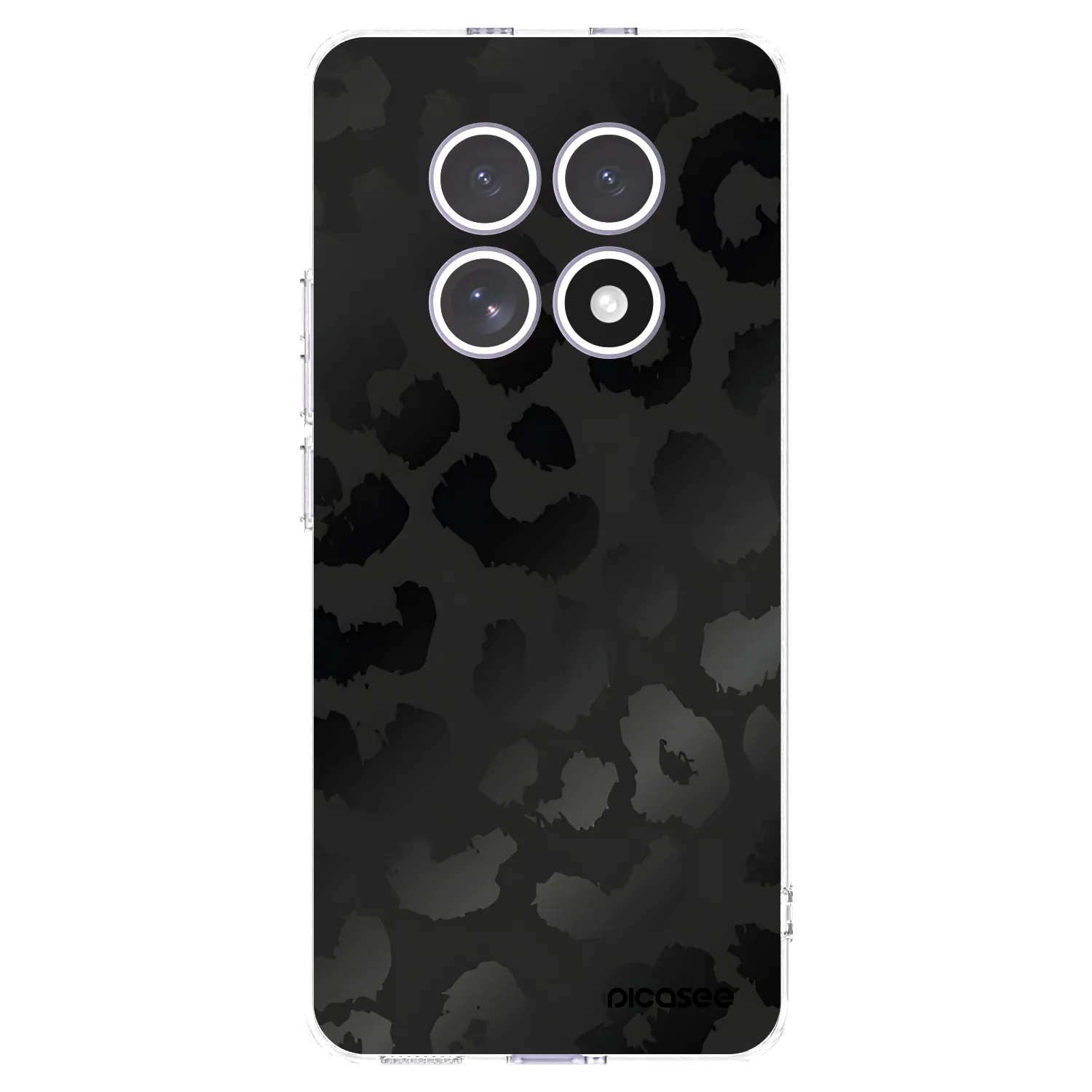 Picasee silikonový průhledný obal pro Xiaomi Redmi Note 15 - Midnight Leopard