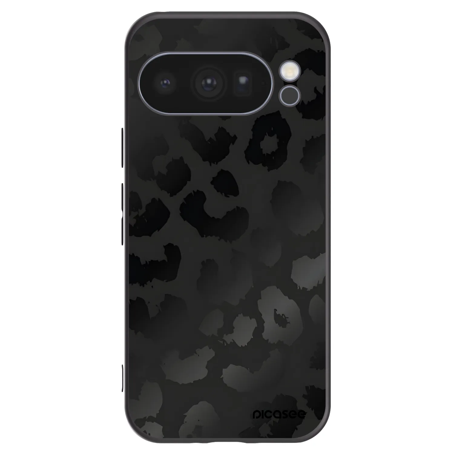 Picasee silikonový černý obal pro Google Pixel 10 Pro - Midnight Leopard