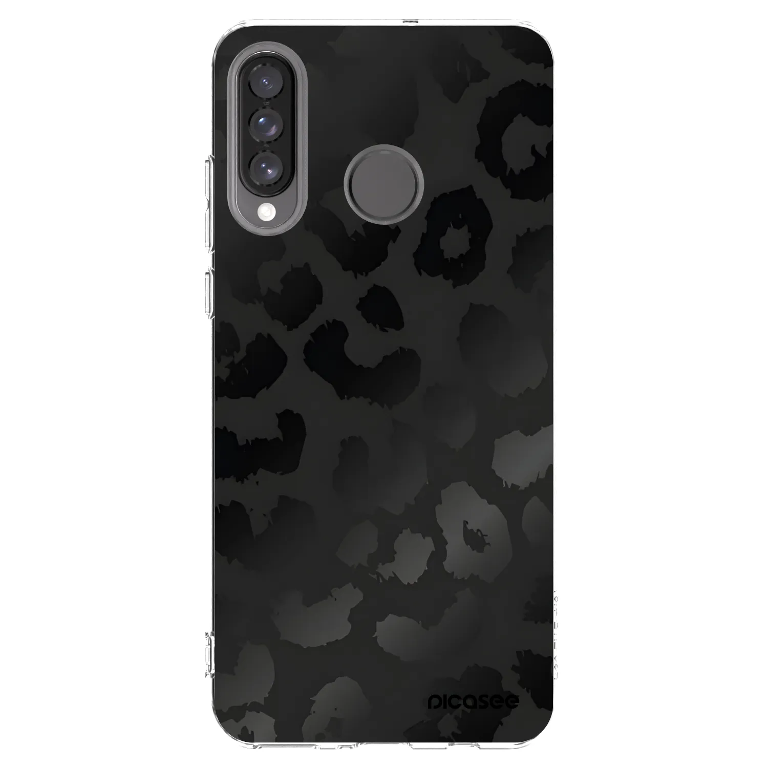 Picasee silikonový průhledný obal pro Huawei P30 Lite - Midnight Leopard