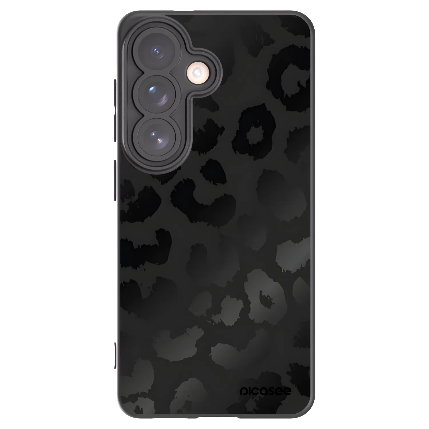 Picasee silikonový černý obal pro Samsung Galaxy S26 - Midnight Leopard