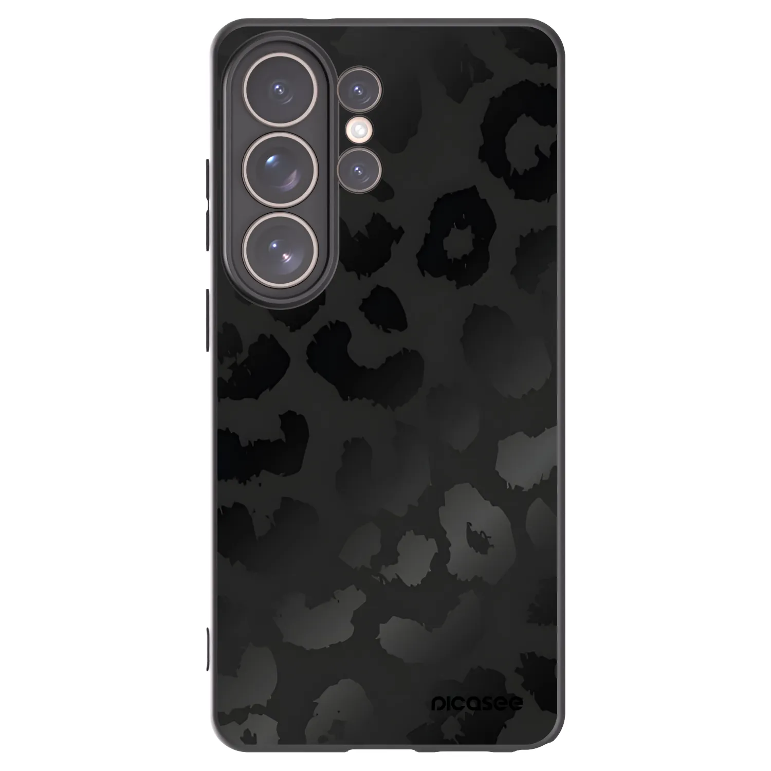 Picasee silikonový černý obal pro Samsung Galaxy S26 Ultra - Midnight Leopard