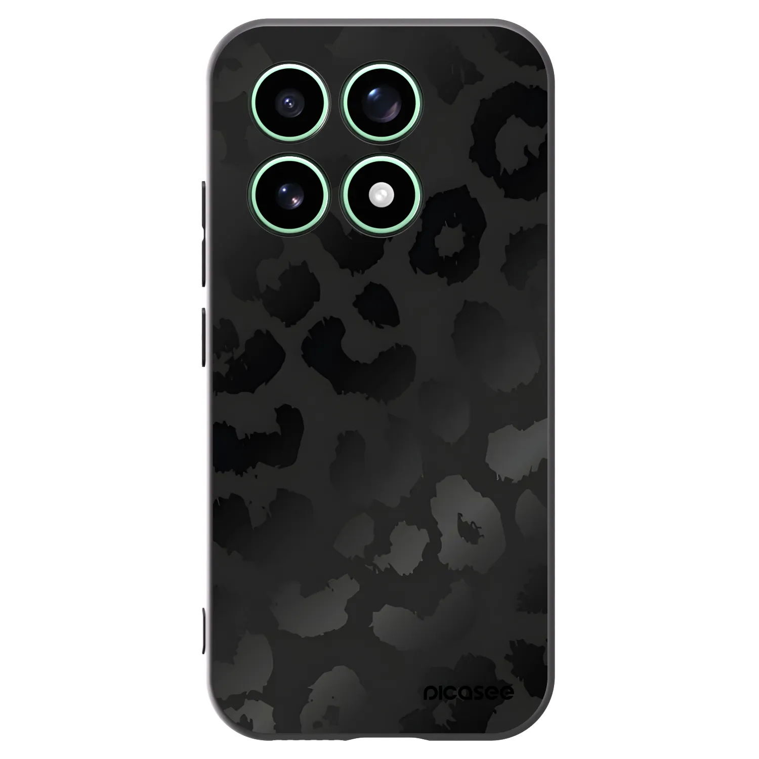Picasee silikonový černý obal pro Xiaomi 17 - Midnight Leopard