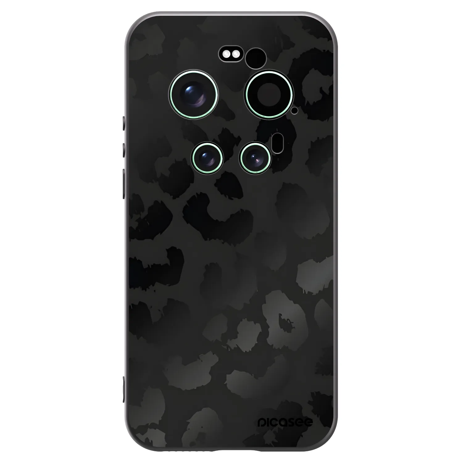 Picasee silikonový černý obal pro Xiaomi 17 Ultra - Midnight Leopard