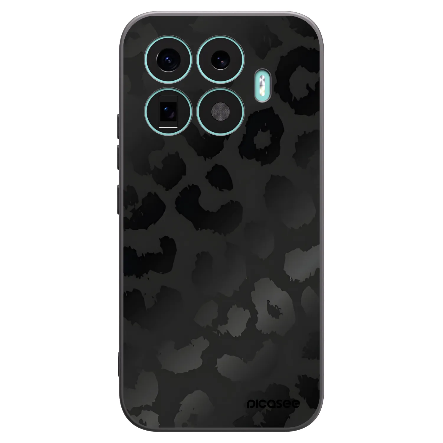 Picasee silikonový černý obal pro Xiaomi 17T - Midnight Leopard