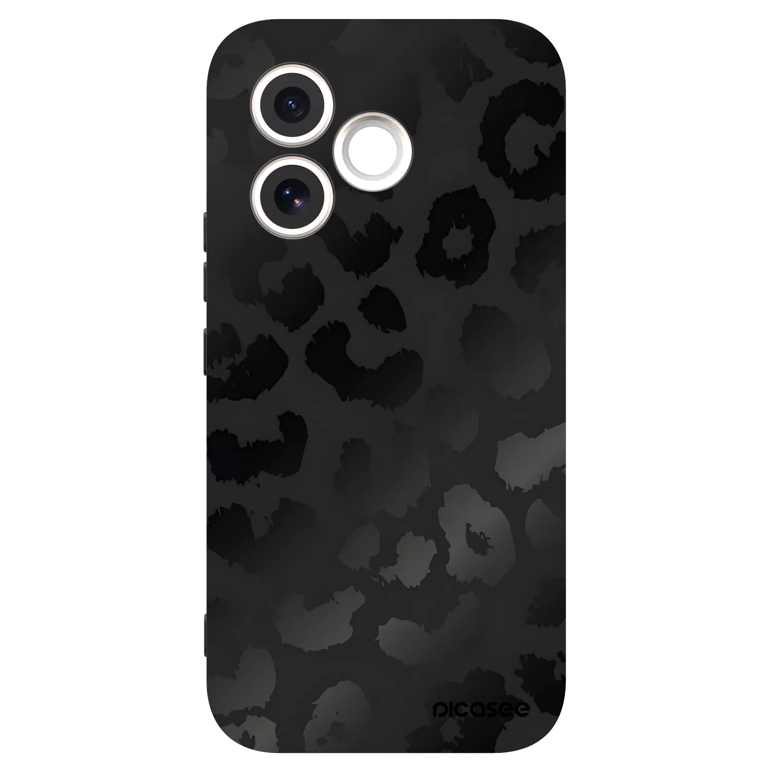 Picasee silikonový černý obal pro Honor 600 Lite - Midnight Leopard