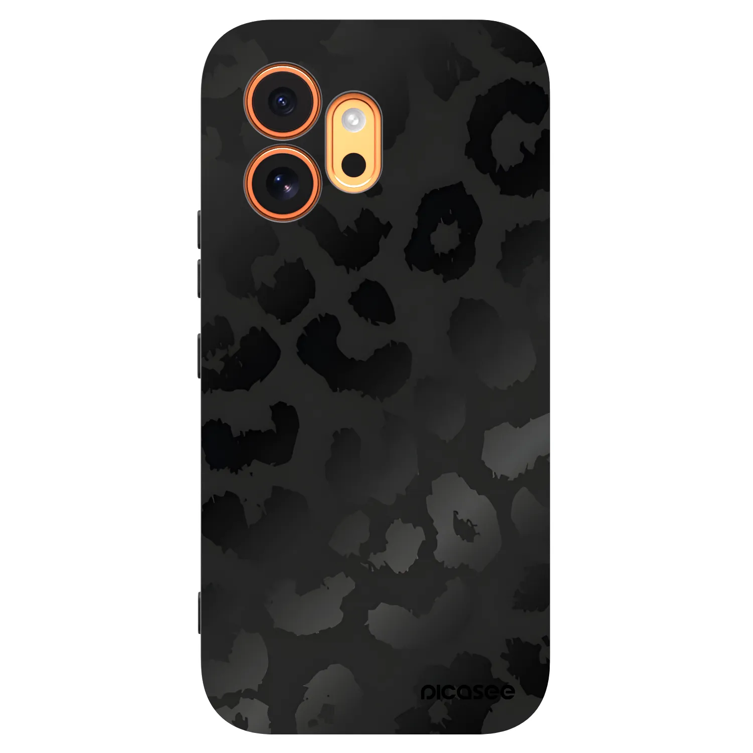 Picasee silikonový černý obal pro Honor 600 - Midnight Leopard