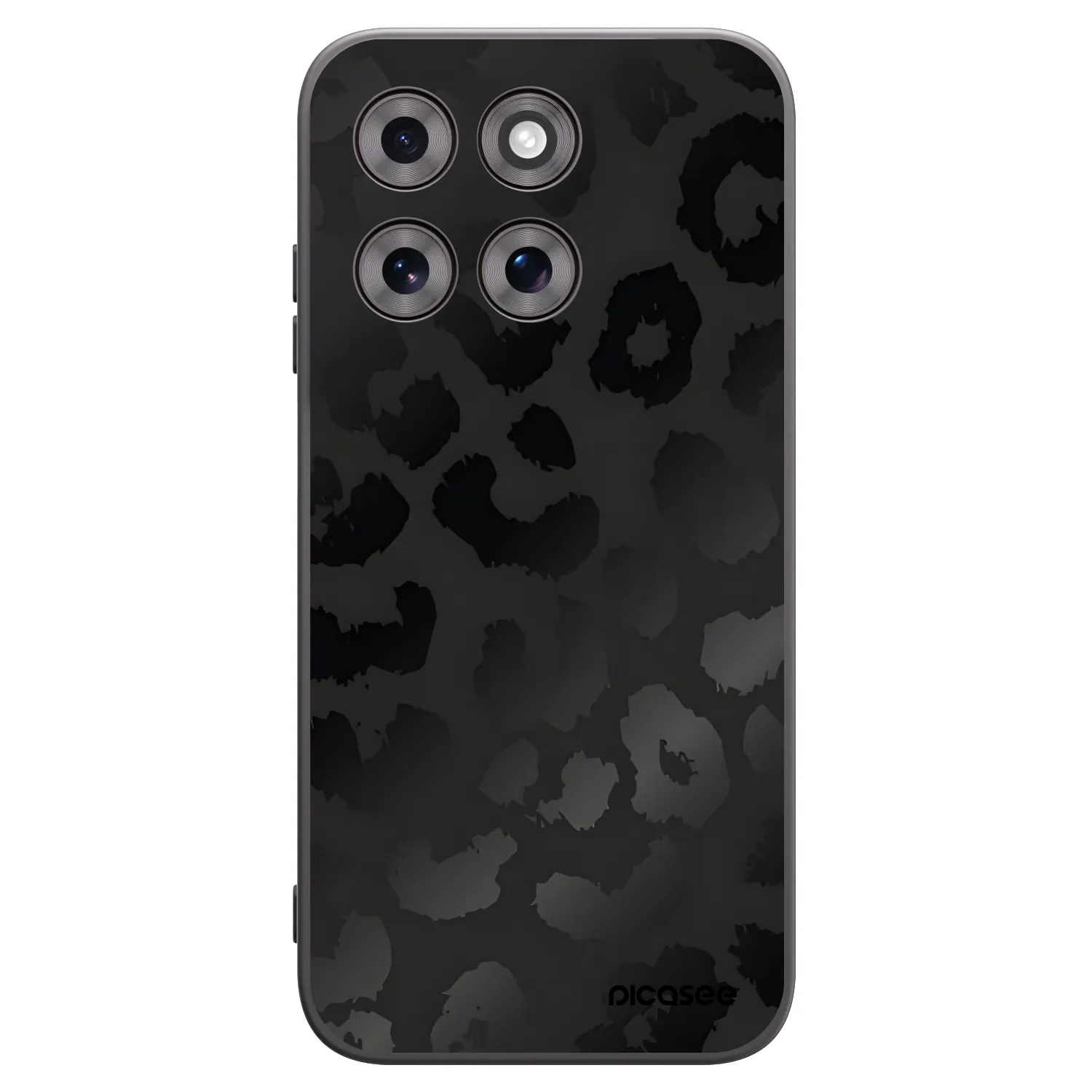 Picasee silikonový černý obal pro Motorola Moto G77 - Midnight Leopard