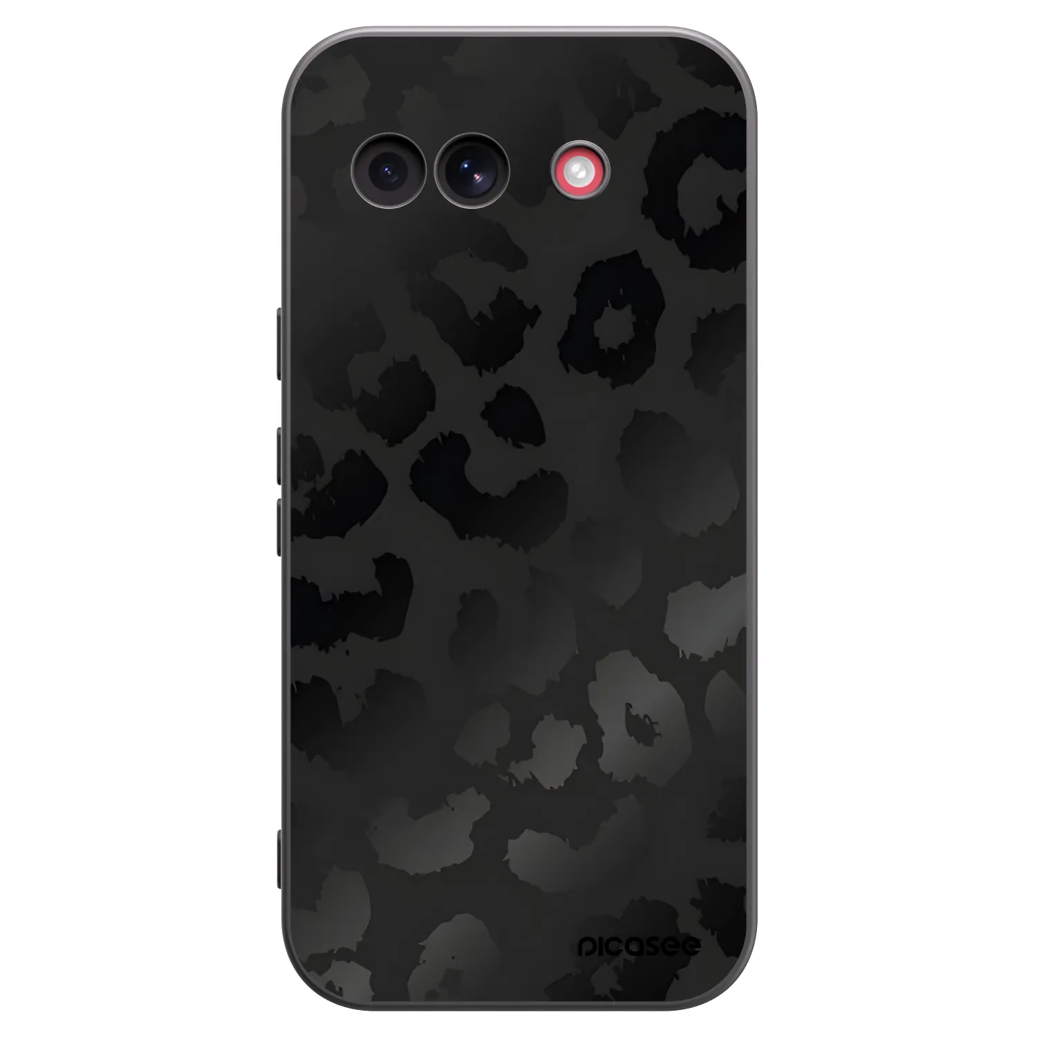 Picasee silikonový černý obal pro Google Pixel 10a - Midnight Leopard