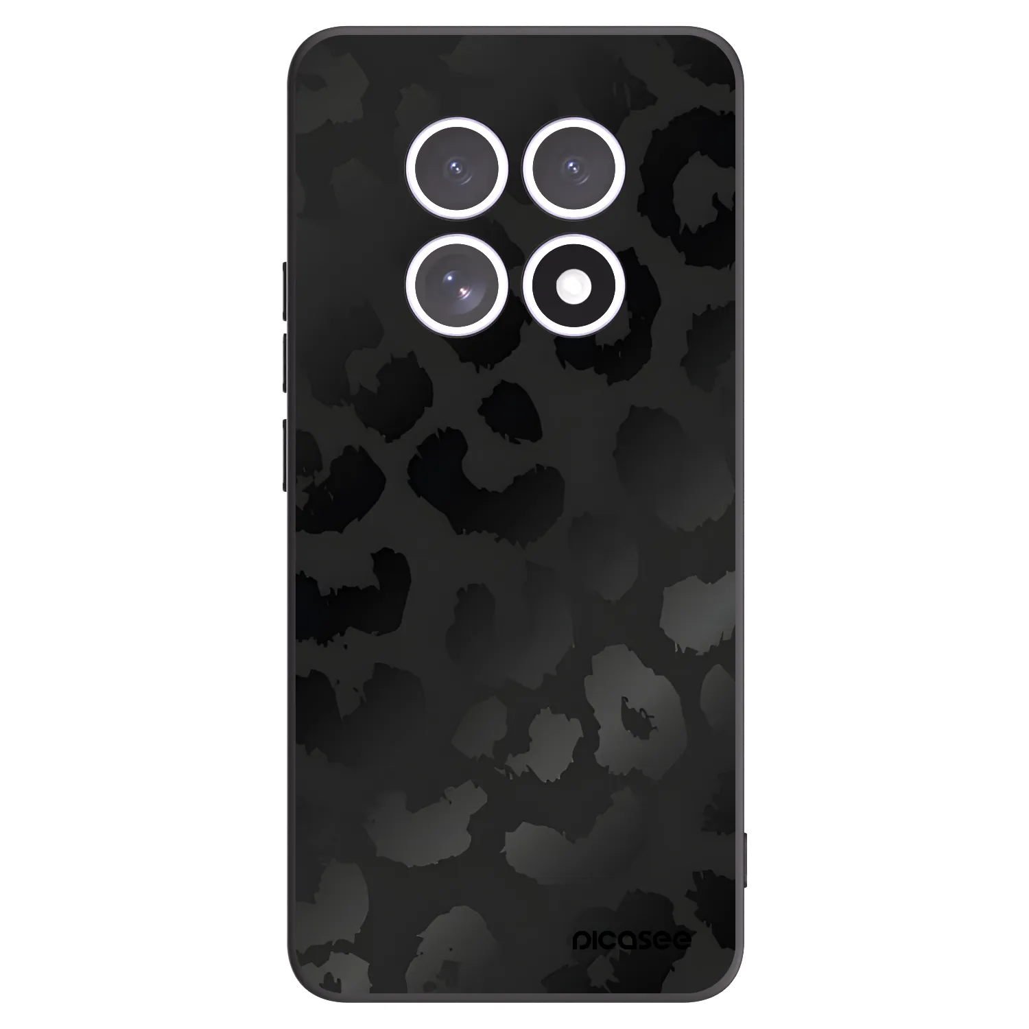 Picasee silikonový černý obal pro Xiaomi Redmi Note 15 5G - Midnight Leopard