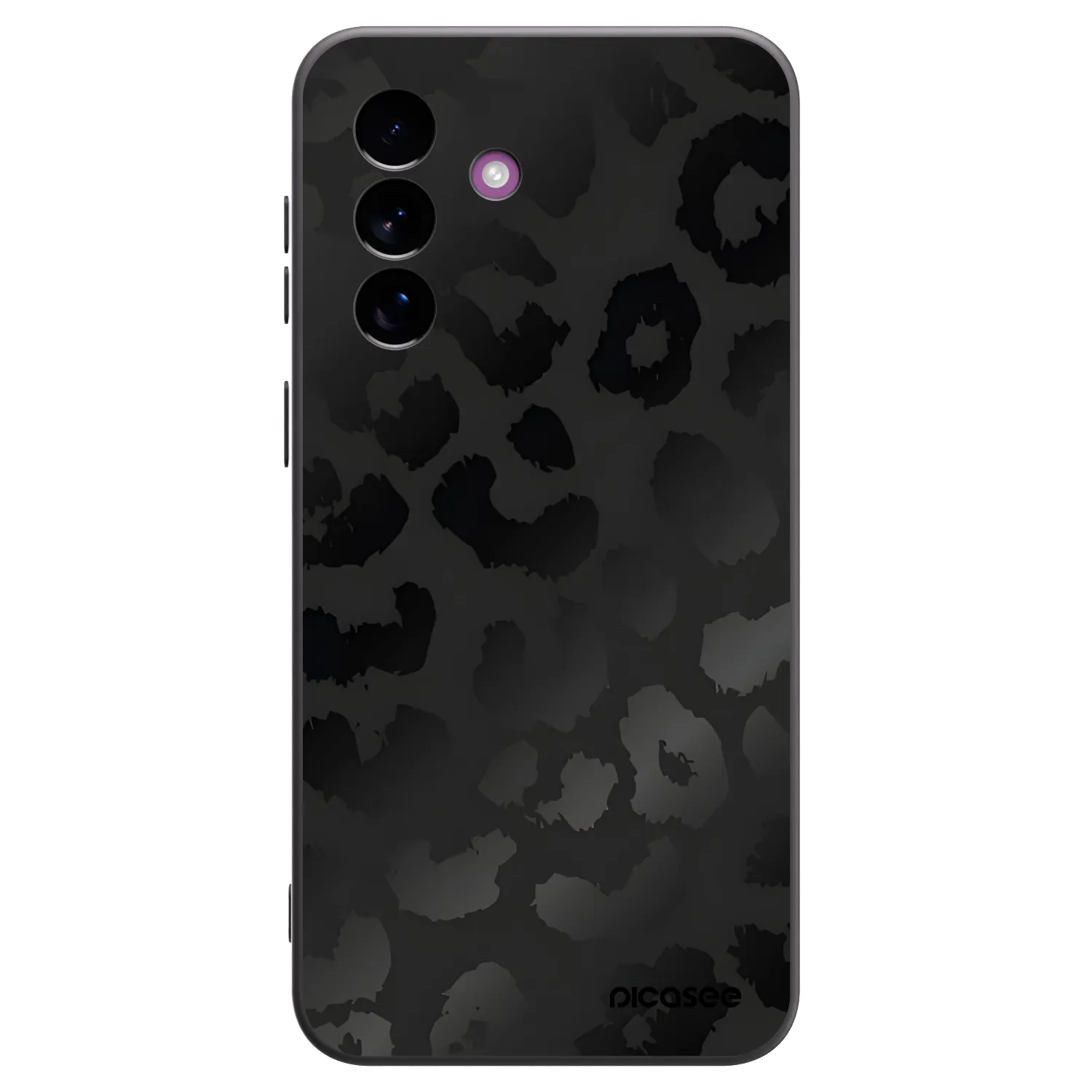 Picasee silikonový černý obal pro Samsung Galaxy A37 - Midnight Leopard