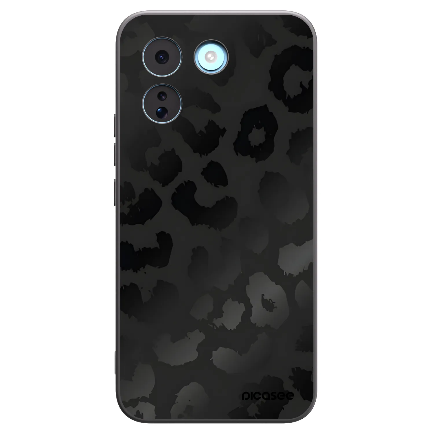 Picasee silikonový černý obal pro Xiaomi Redmi Note 17 Pro MAX 5G - Midnight Leopard