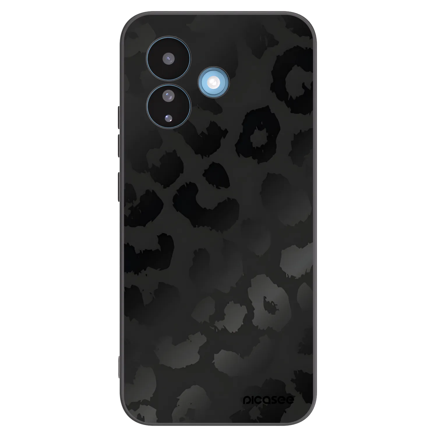 Picasee silikonový černý obal pro Xiaomi Redmi Note 17 Pro 5G - Midnight Leopard