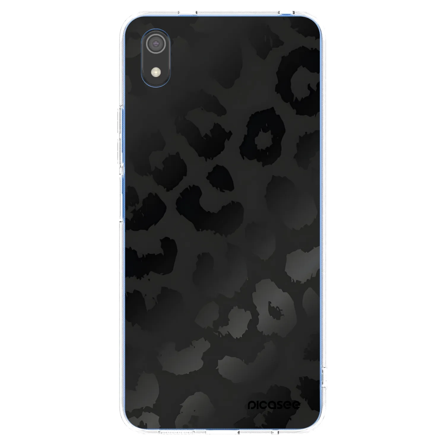 Picasee silikonový průhledný obal pro Xiaomi Redmi 7A - Midnight Leopard