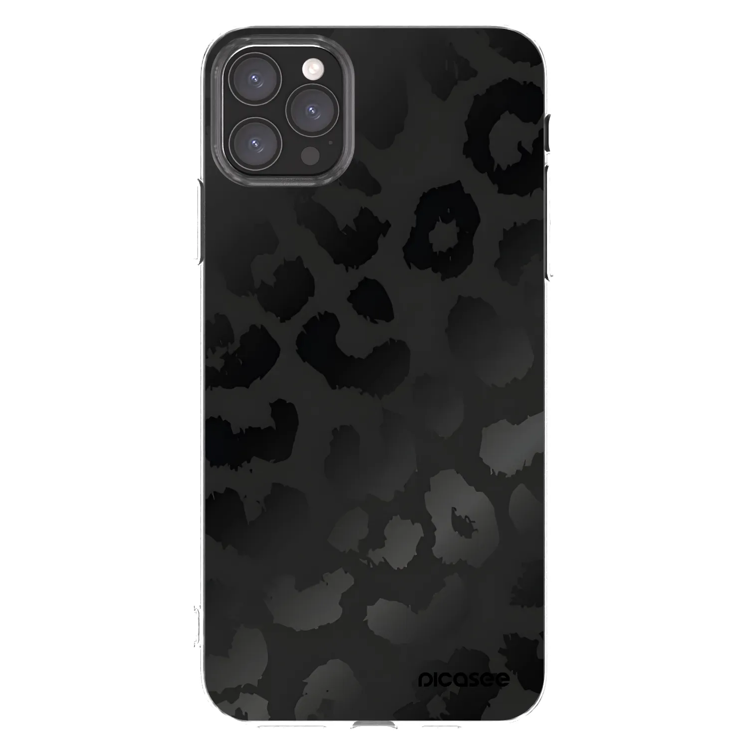 Picasee silikonový průhledný obal pro Apple iPhone 11 Pro Max - Midnight Leopard